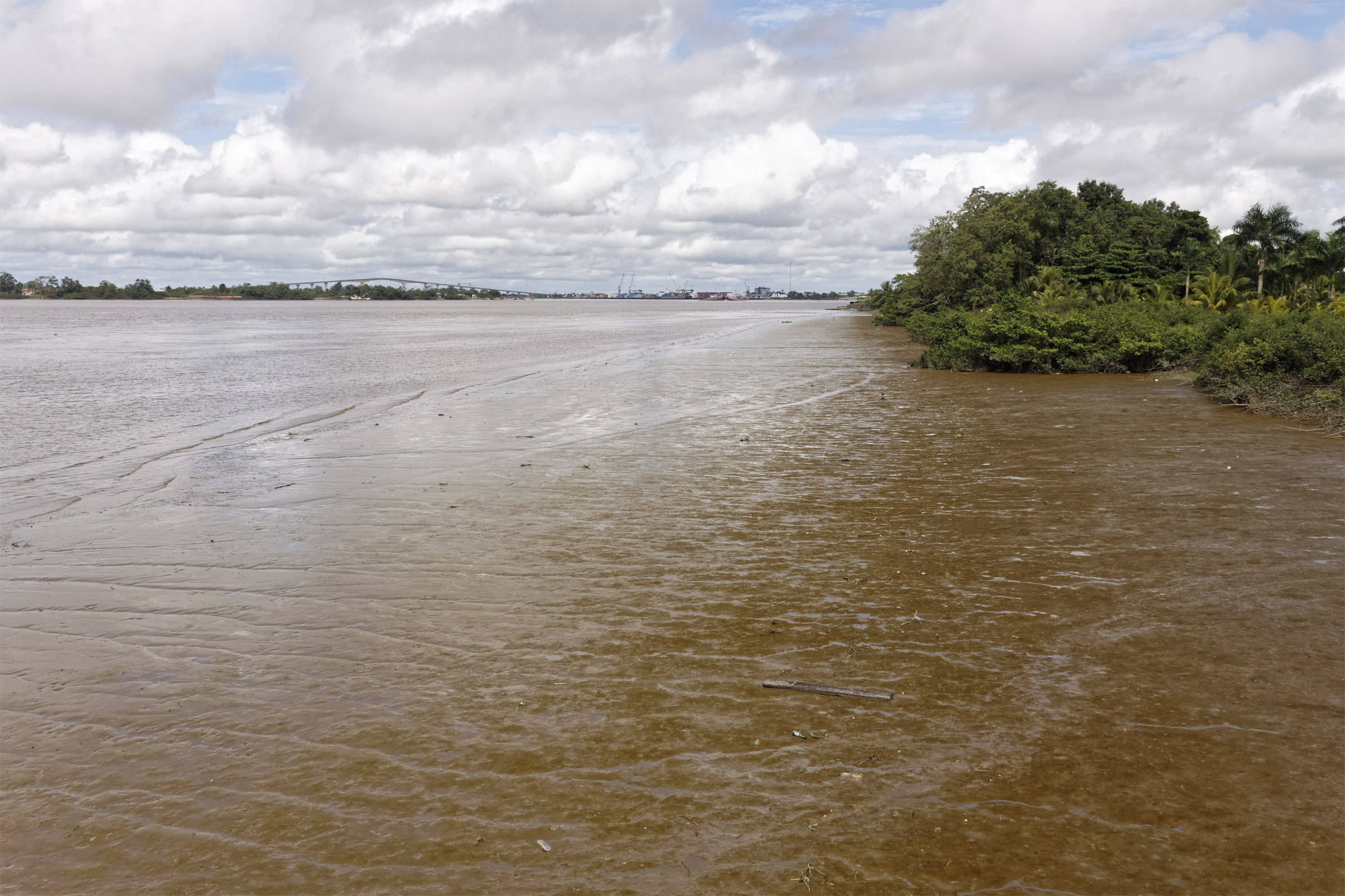 Suriname river in paramaribo photo