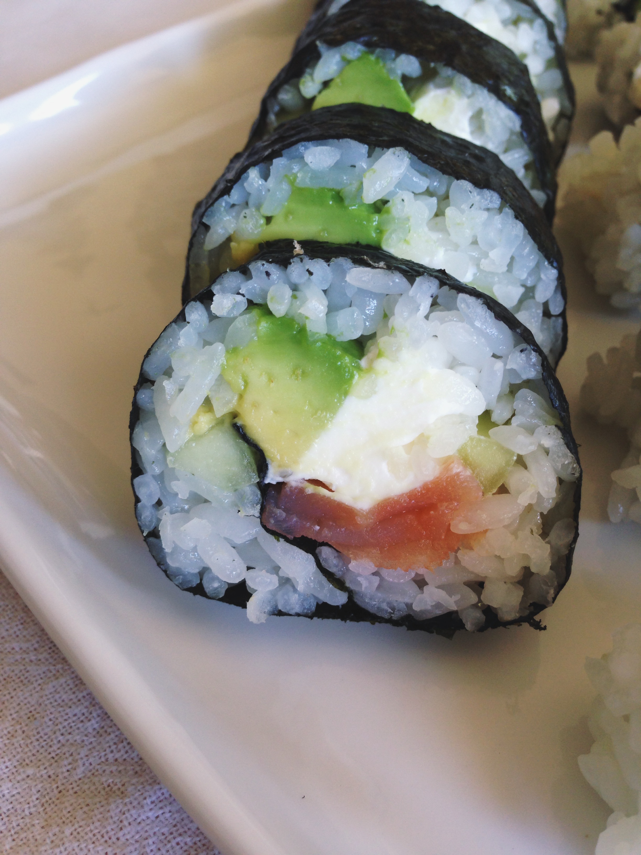 Sushi philadelphia rolls photo