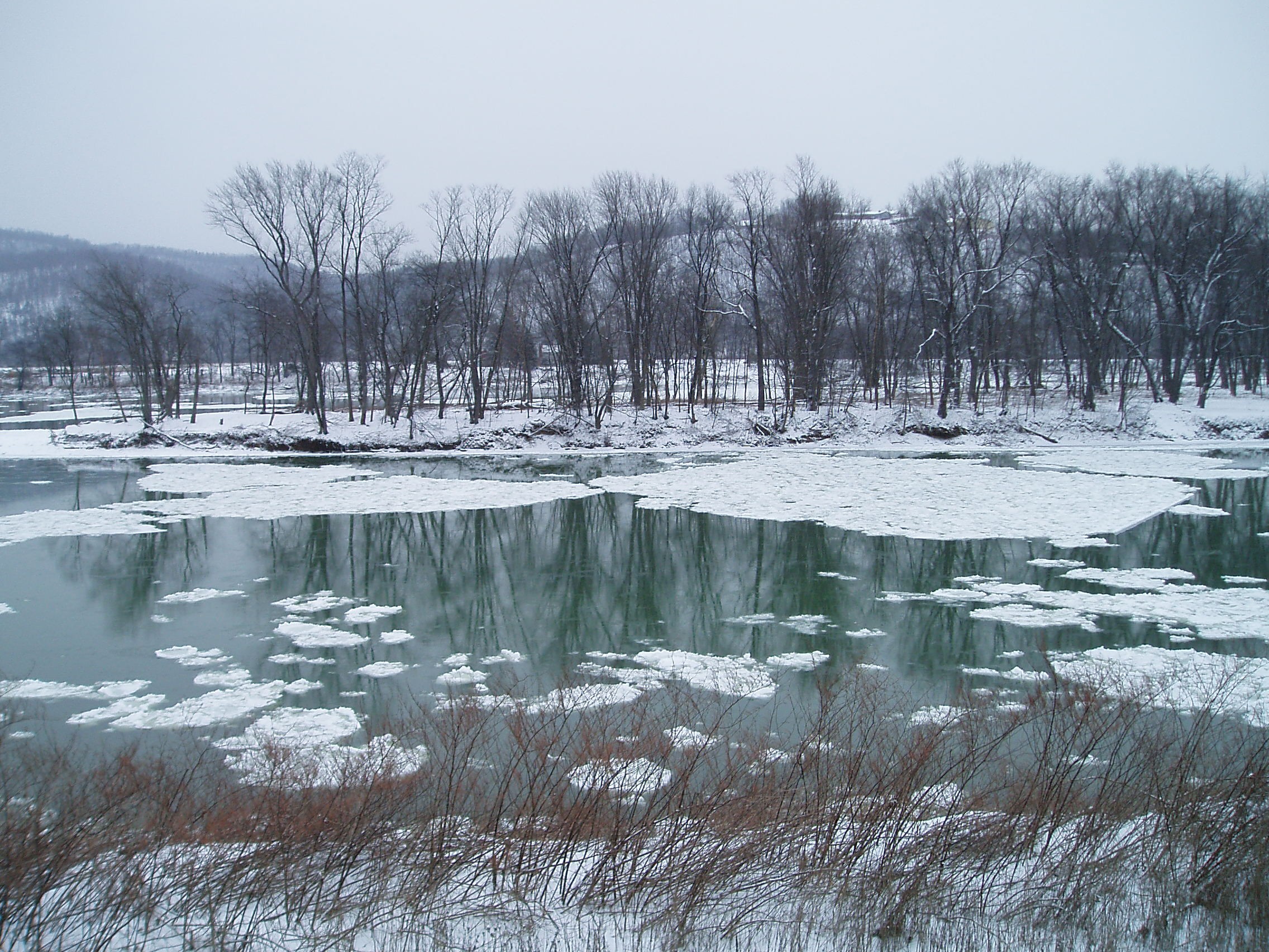 Winter: Pennsylvania Winter Frozen Snow Ice Susquehanna River ...