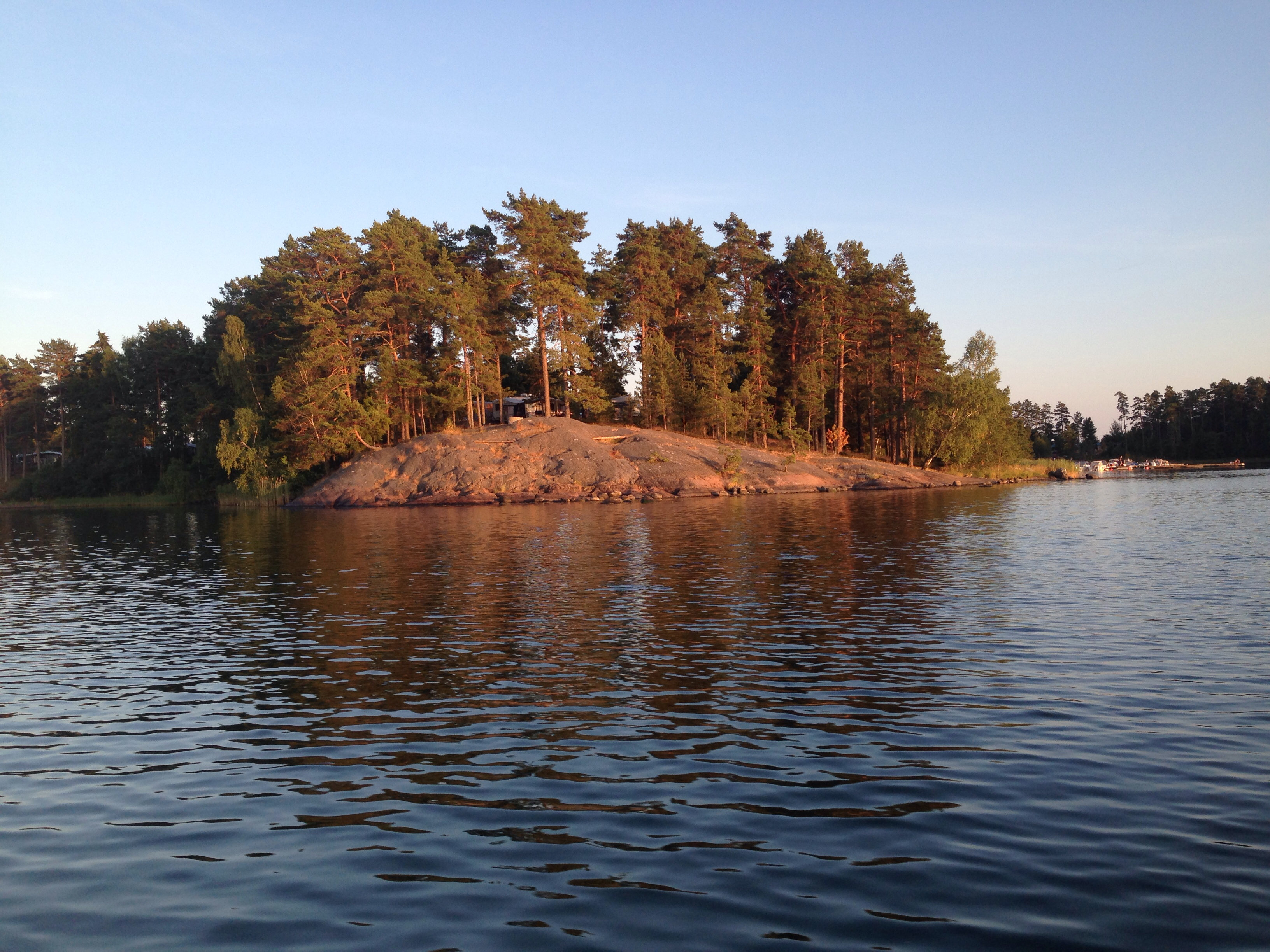 Swedish summer. Little Island outside of Loftahammar. Småland ...