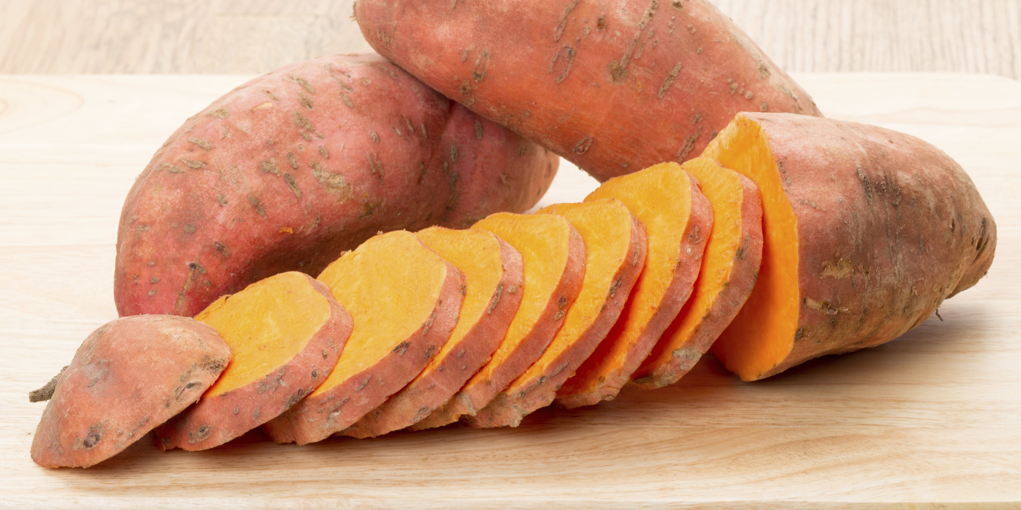 Sweet potato sliced photo