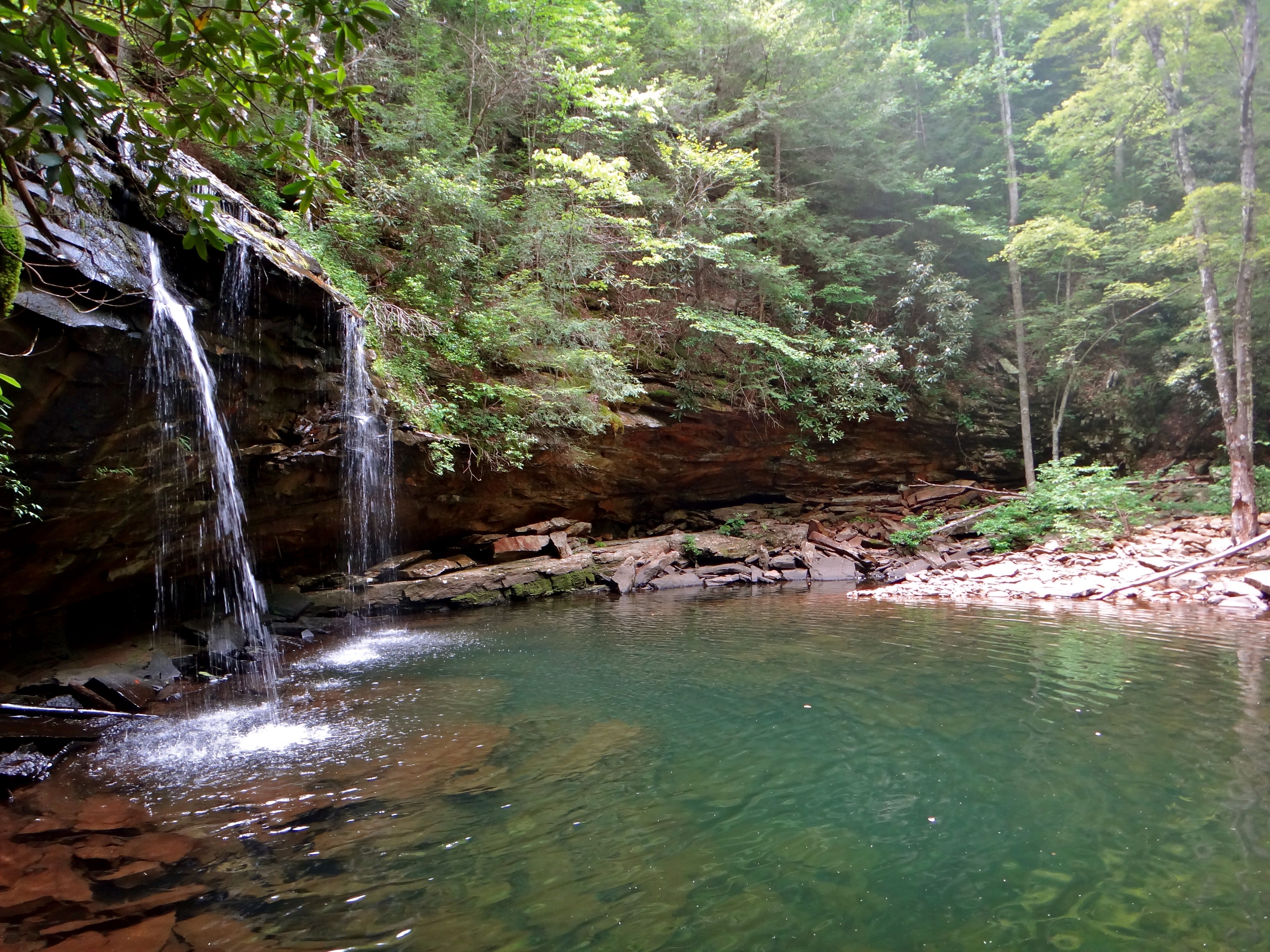 stinging fork falls - peaceful swimming hole! | Things I Will See ...