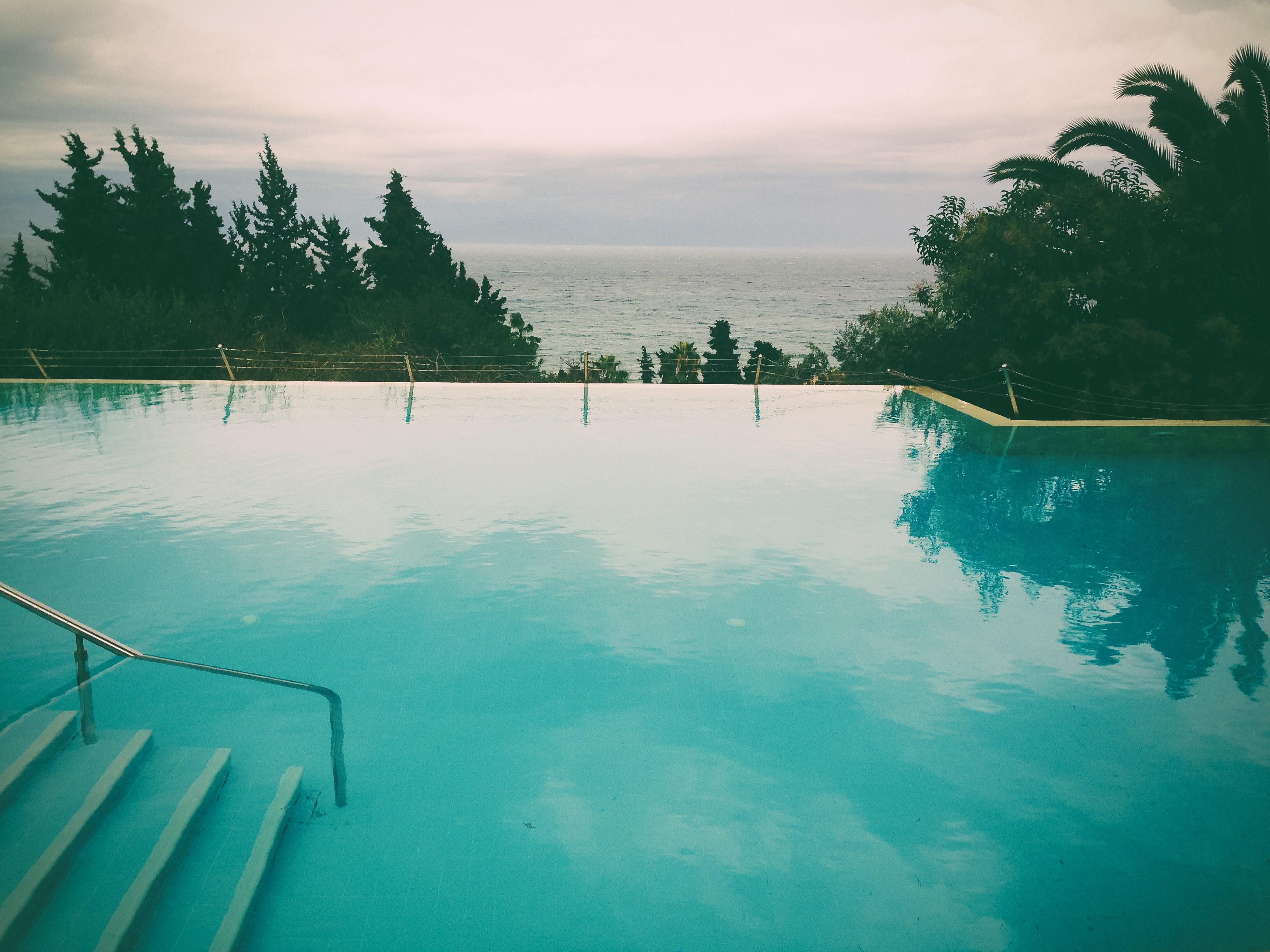 Swimming Pool, Bay, Seascape, Vacation, Tropical, HQ Photo