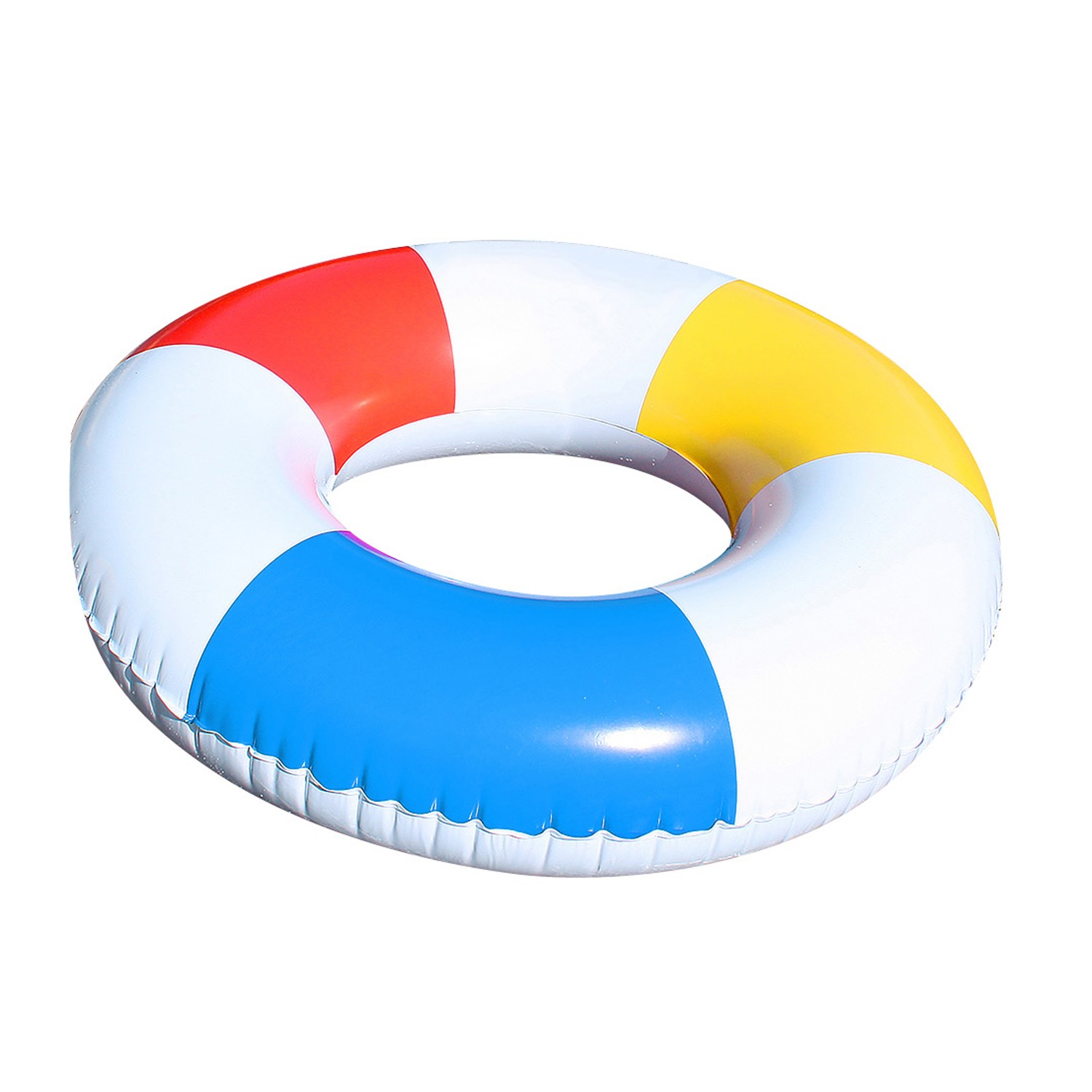 Airtime Inflatable Pool Tube Multi-Colour Donut Ring Lounge Beach ...