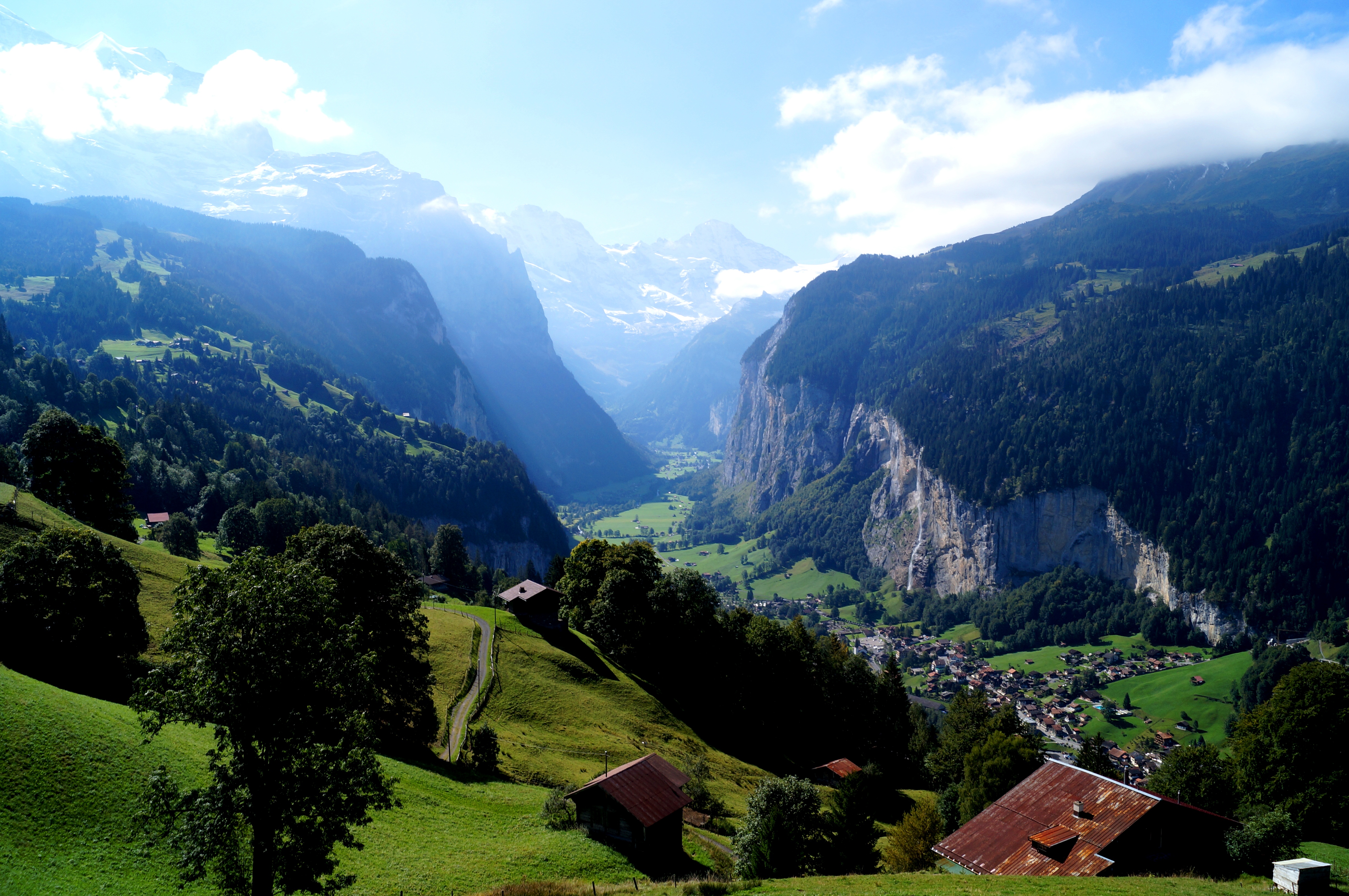 Free photo: Swiss Alps Mountain View - Nature, Winter, White - Free
