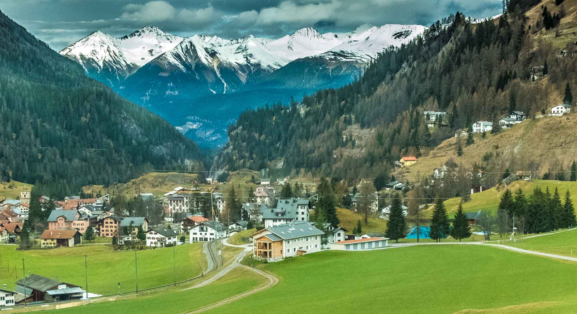 Swiss Village from the Train - Travel Past 50