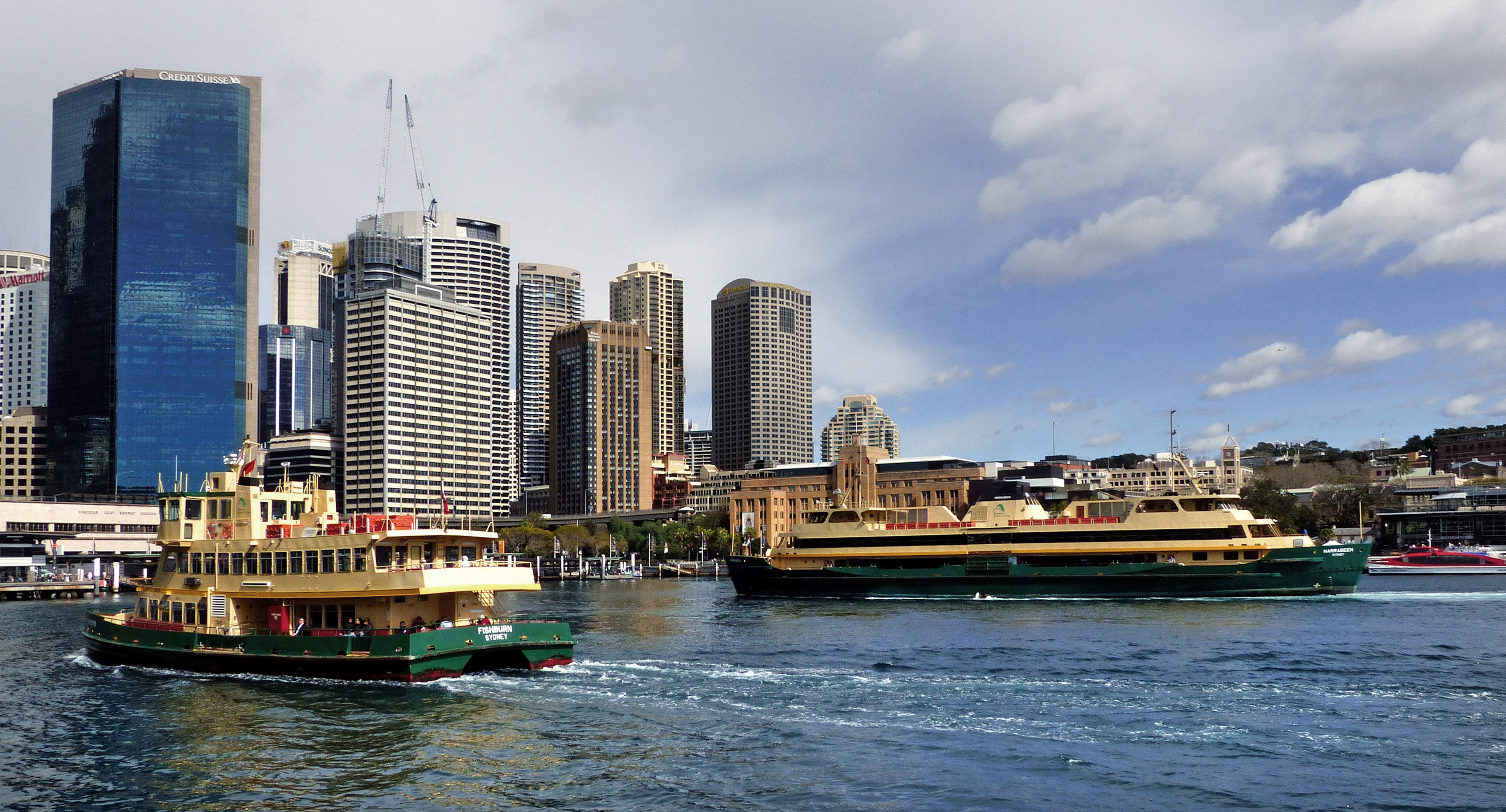 Sydney ferries. circular quay. photo