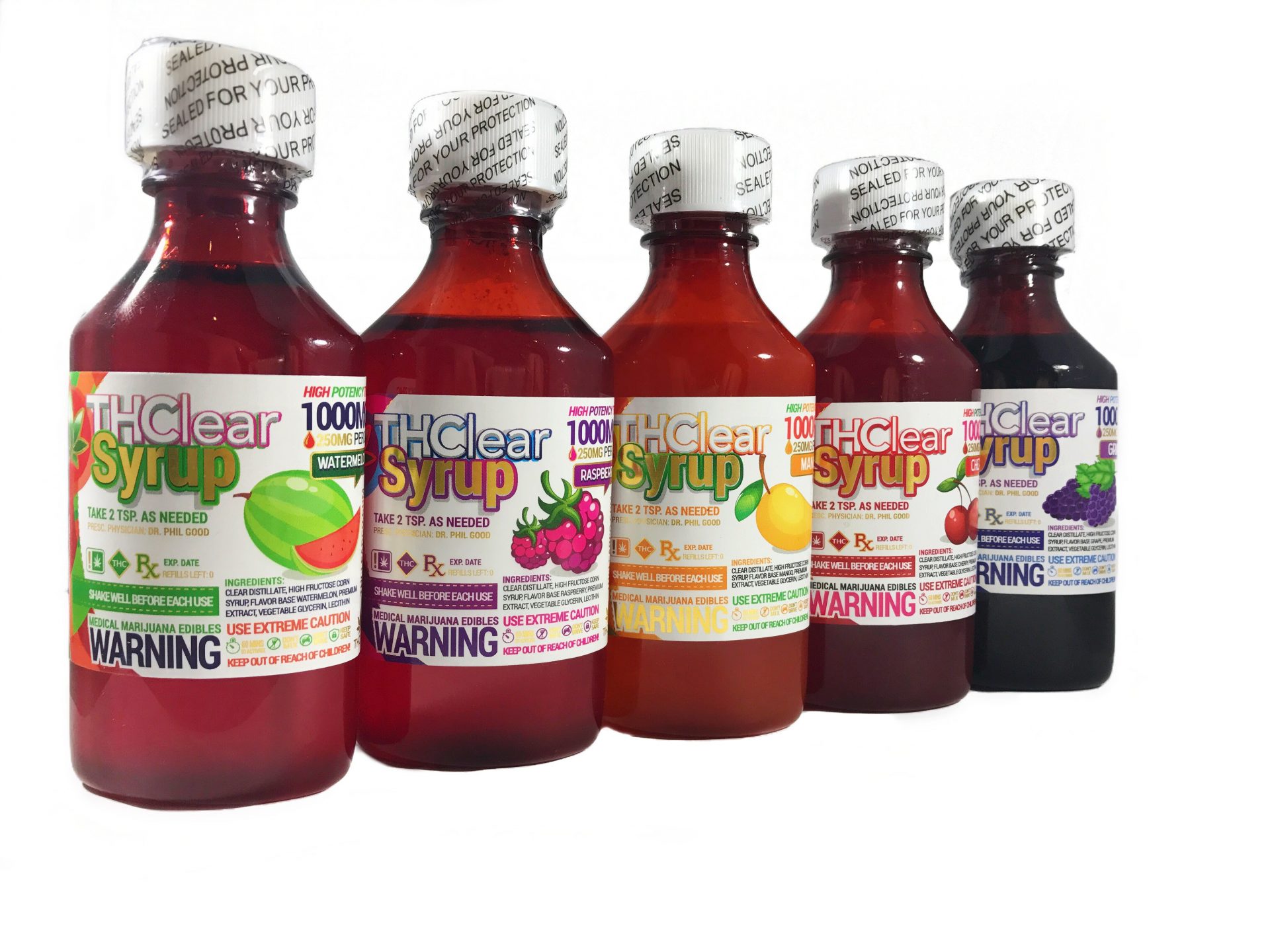 THClear Super High THC Syrup – LOL Edibles (1,000mg THC – 5 flavors ...