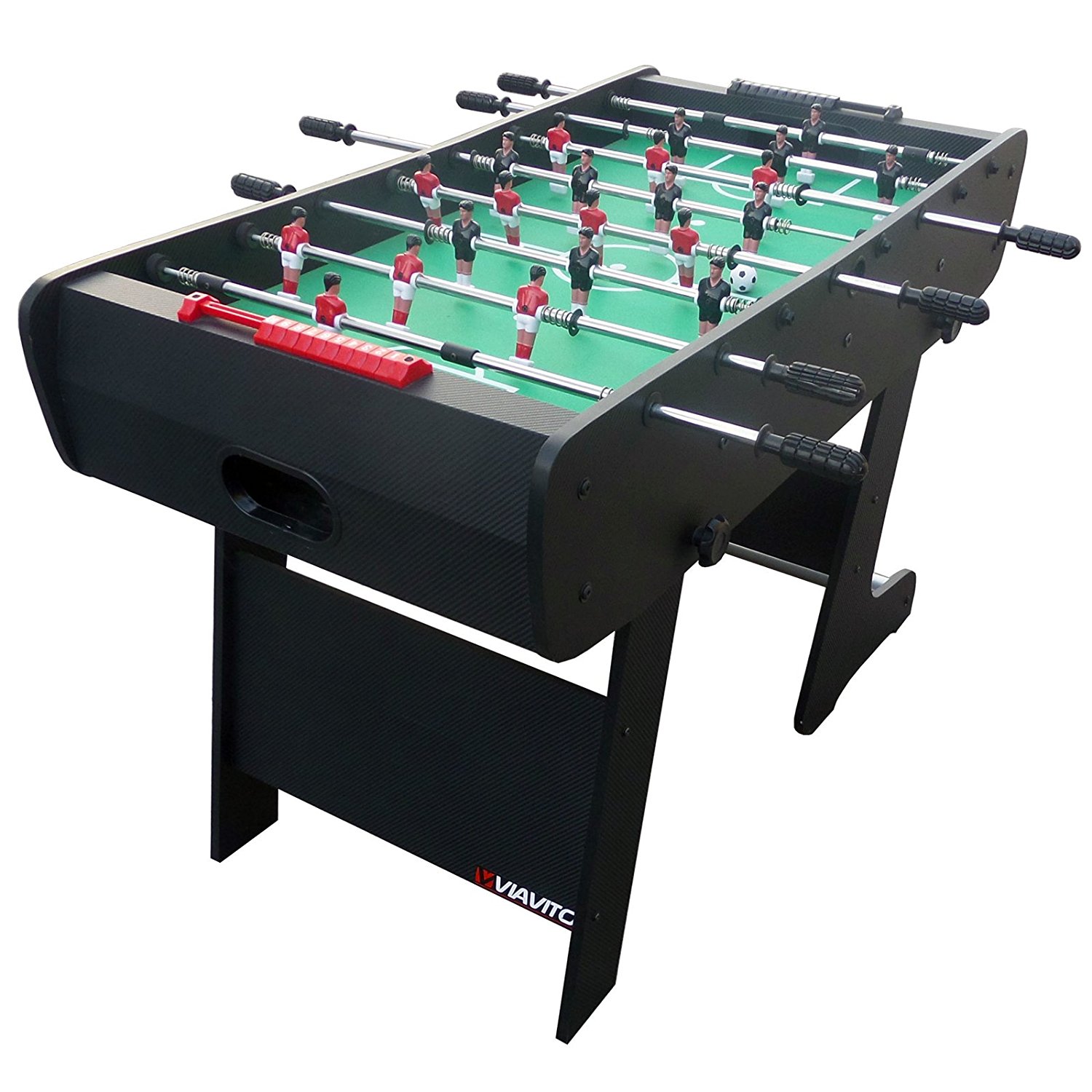 Amazon.com : Viavito FT100X Folding Football Table - Black/Green ...