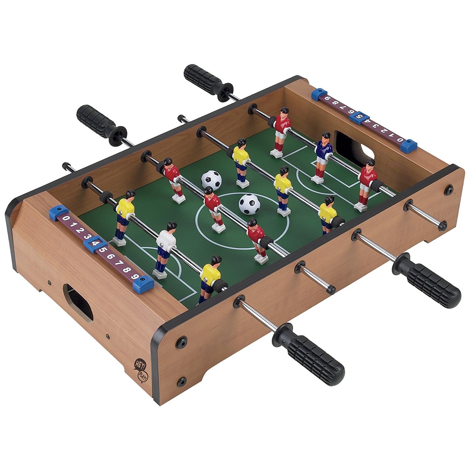 Amazon.com: Tabletop Foosball Table- Portable Mini Table Football ...