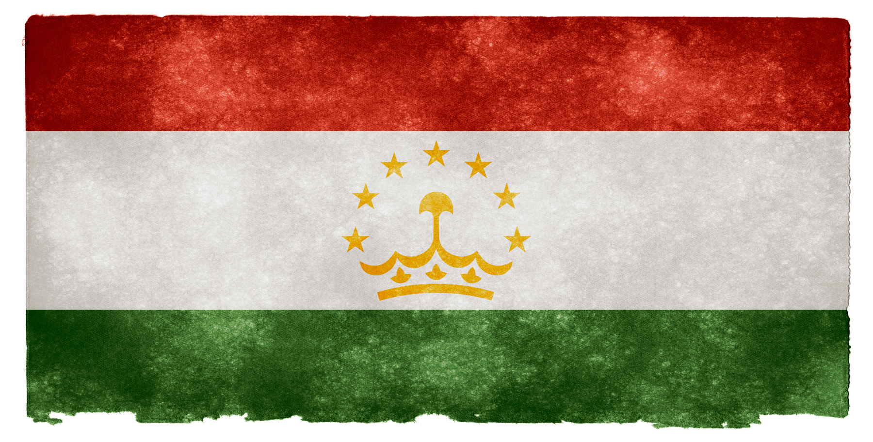 Tajikistan grunge flag photo