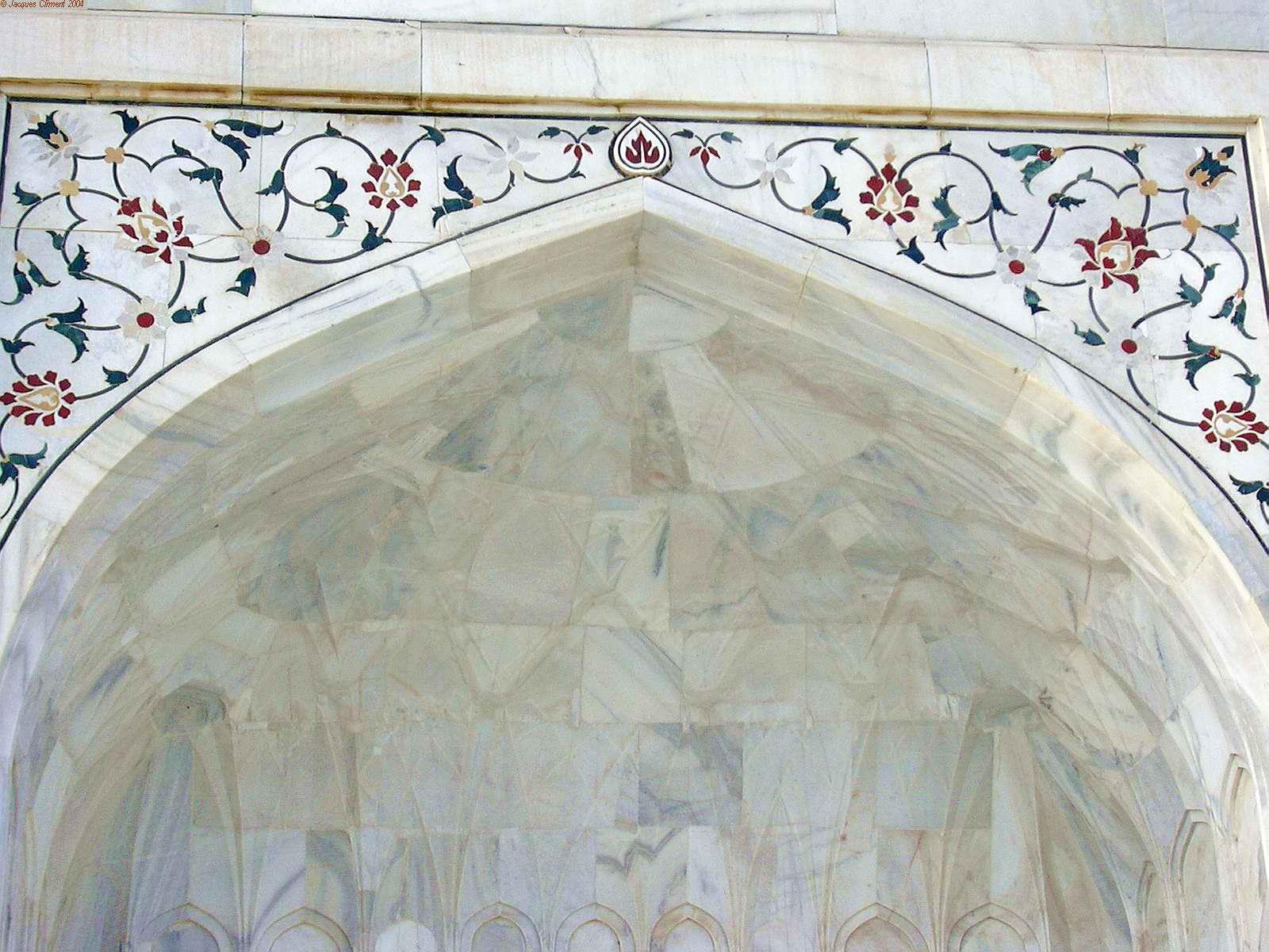 Taj Mahal India Arch close view - 581 :: World All Details