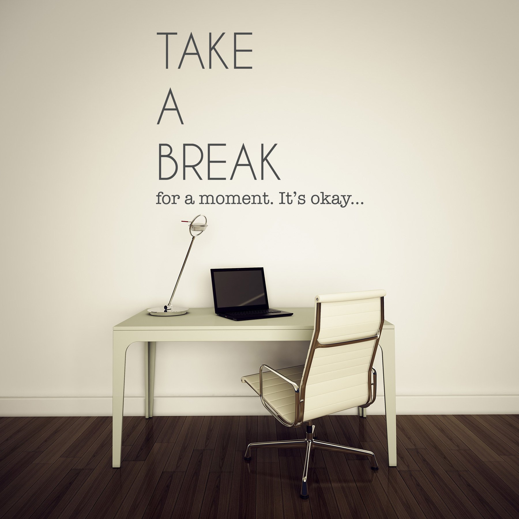 Take a Break Wall Lettering / Wall Quote / Vinyl Decal – Dee-cal ...