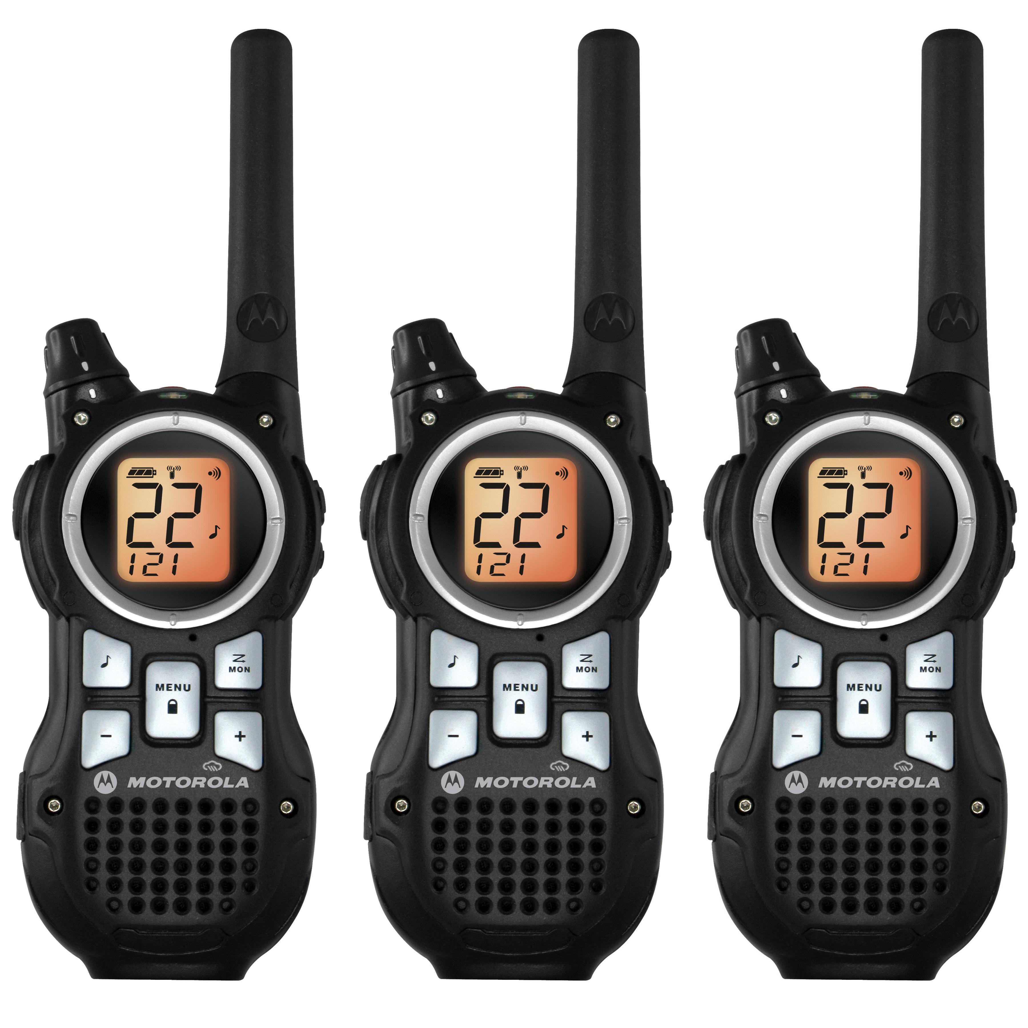 Amazon.com: Motorola MR350TPR Talkabout 2-Way Radio Triple Pack ...