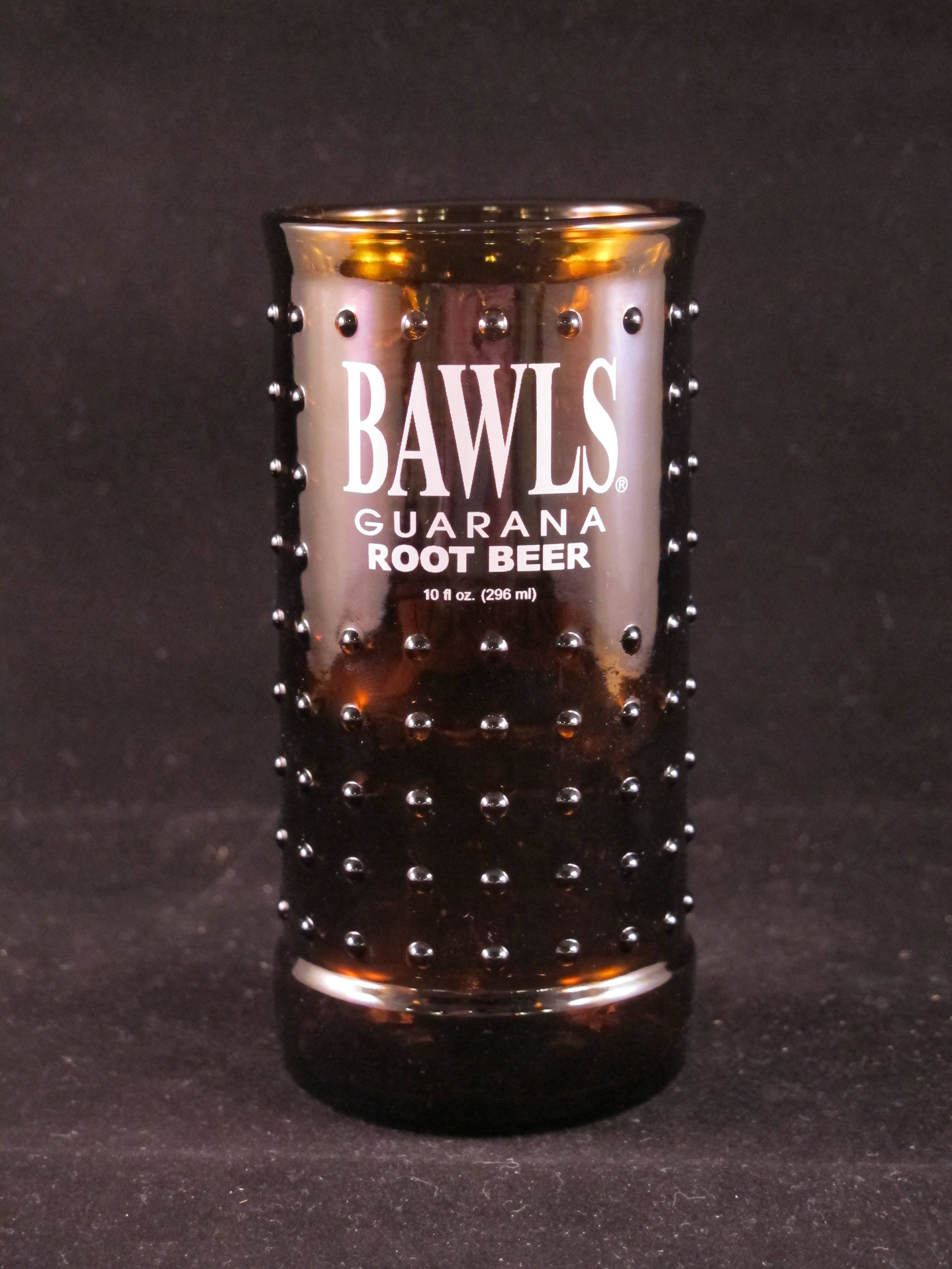 YAVA Glass Recycled Bawls Guarana Root Beer Bottle Glass