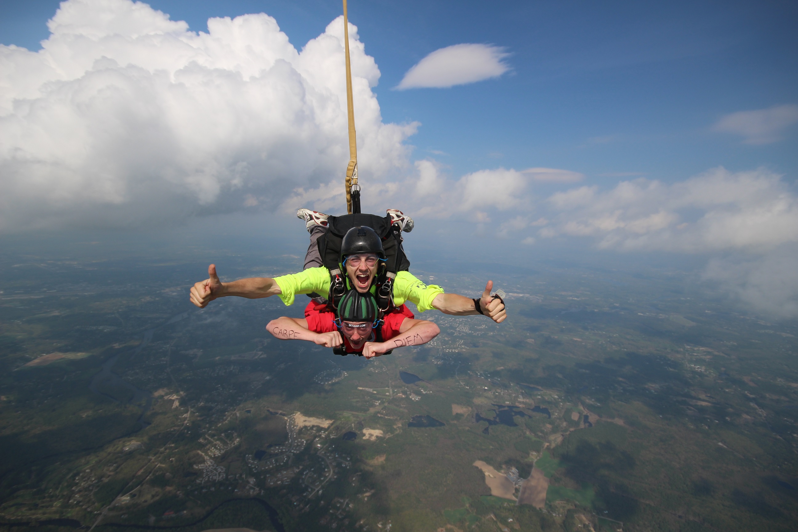 Tandem Jumping Frequently Asked Questions | Skydive Pepperell Central