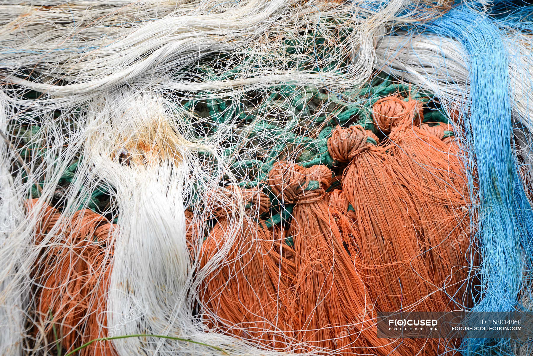 Tangled fishing net — Stock Photo | #158014860