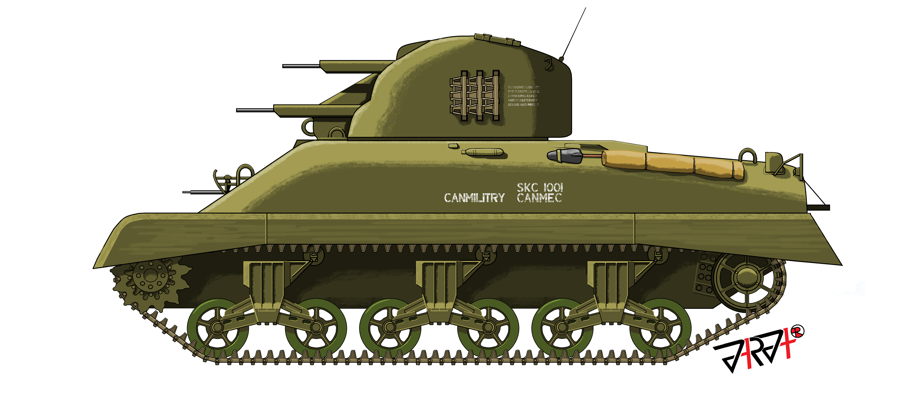 Tank AA, 20mm Quad, Skink - Tank Encyclopedia