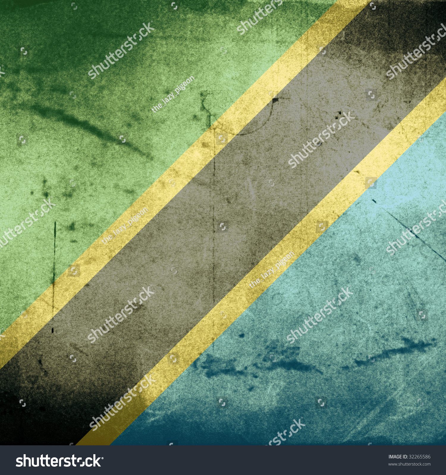 Grunge Flag Tanzania Stock Illustration 32265586 - Shutterstock