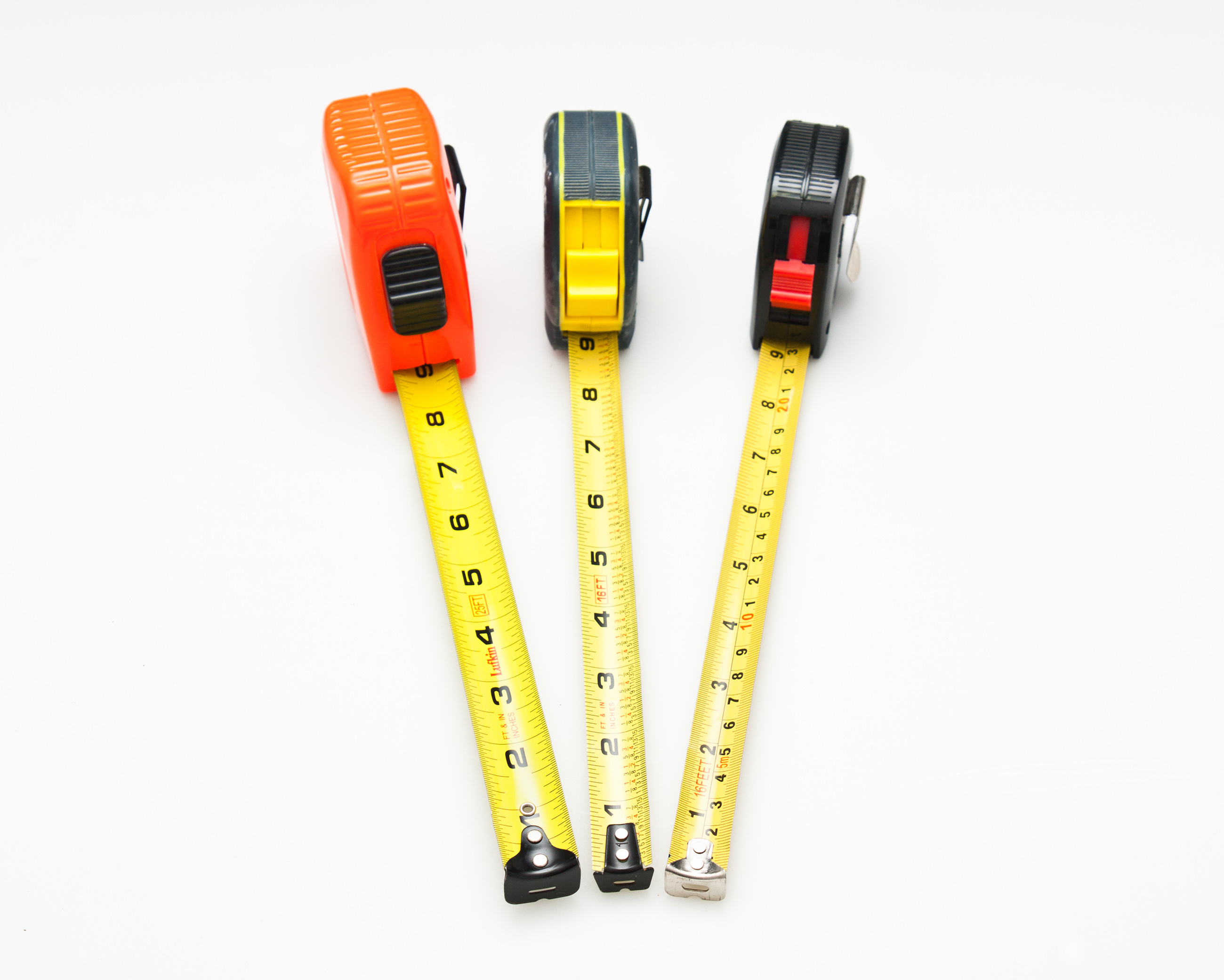 Tape measures, Yellow, Scale, Nobody, Numbers, HQ Photo