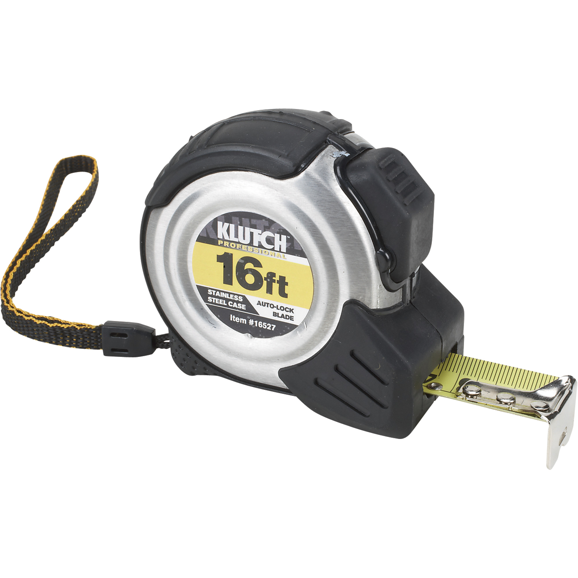Klutch Stainless Steel Tape Measure — 1in. x 16-Ft. | Northern Tool ...