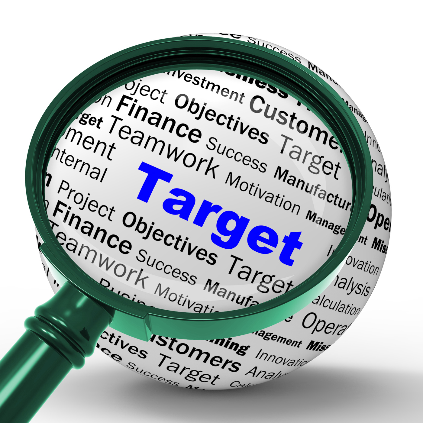 Target Magnifier Definition Means Business Goals And Objectives, Aims, Sphere, Winner, Win, HQ Photo