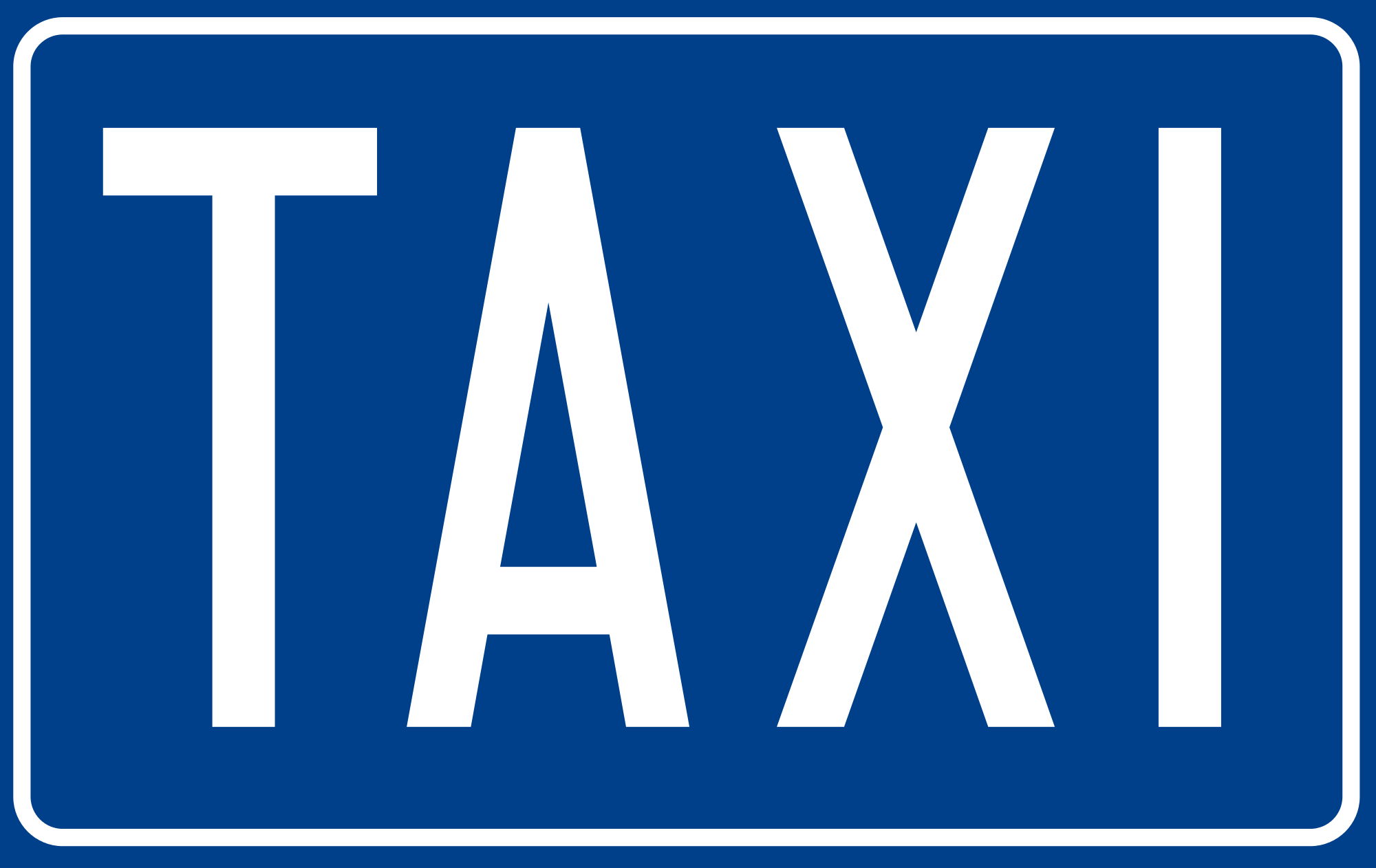 File:Italian traffic signs - old - taxi.svg - Wikimedia Commons