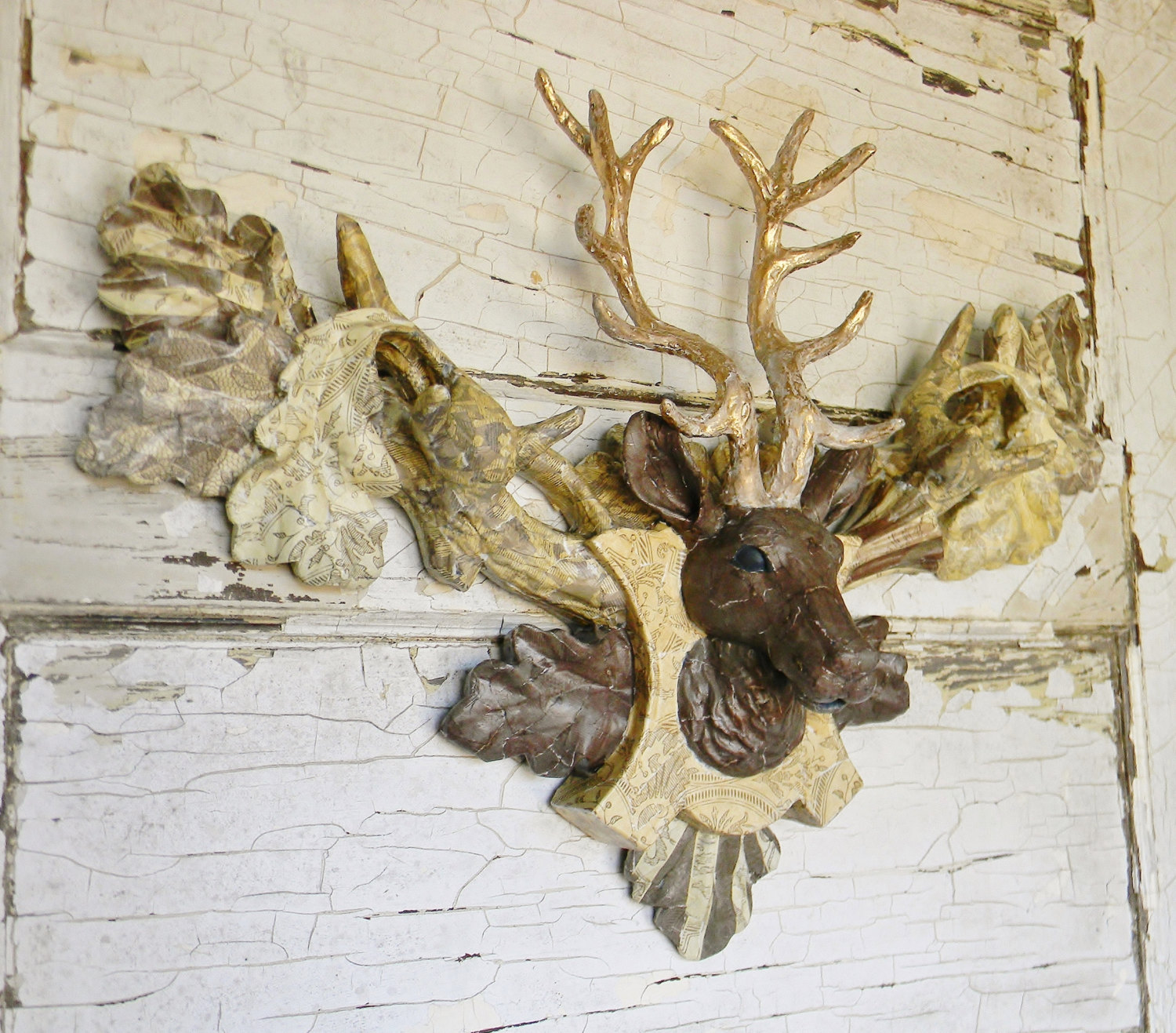 Popular Items For Deer Head On Etsy Faux Headfaux Taxidermyfaux ...