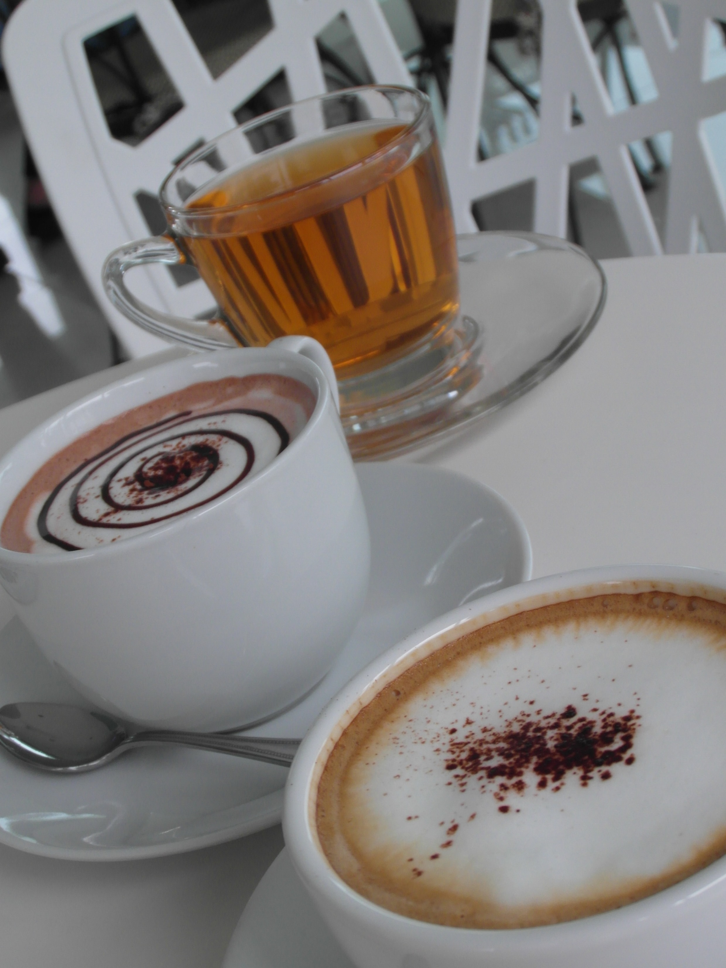 Tea, coffee and hot chocolate photo