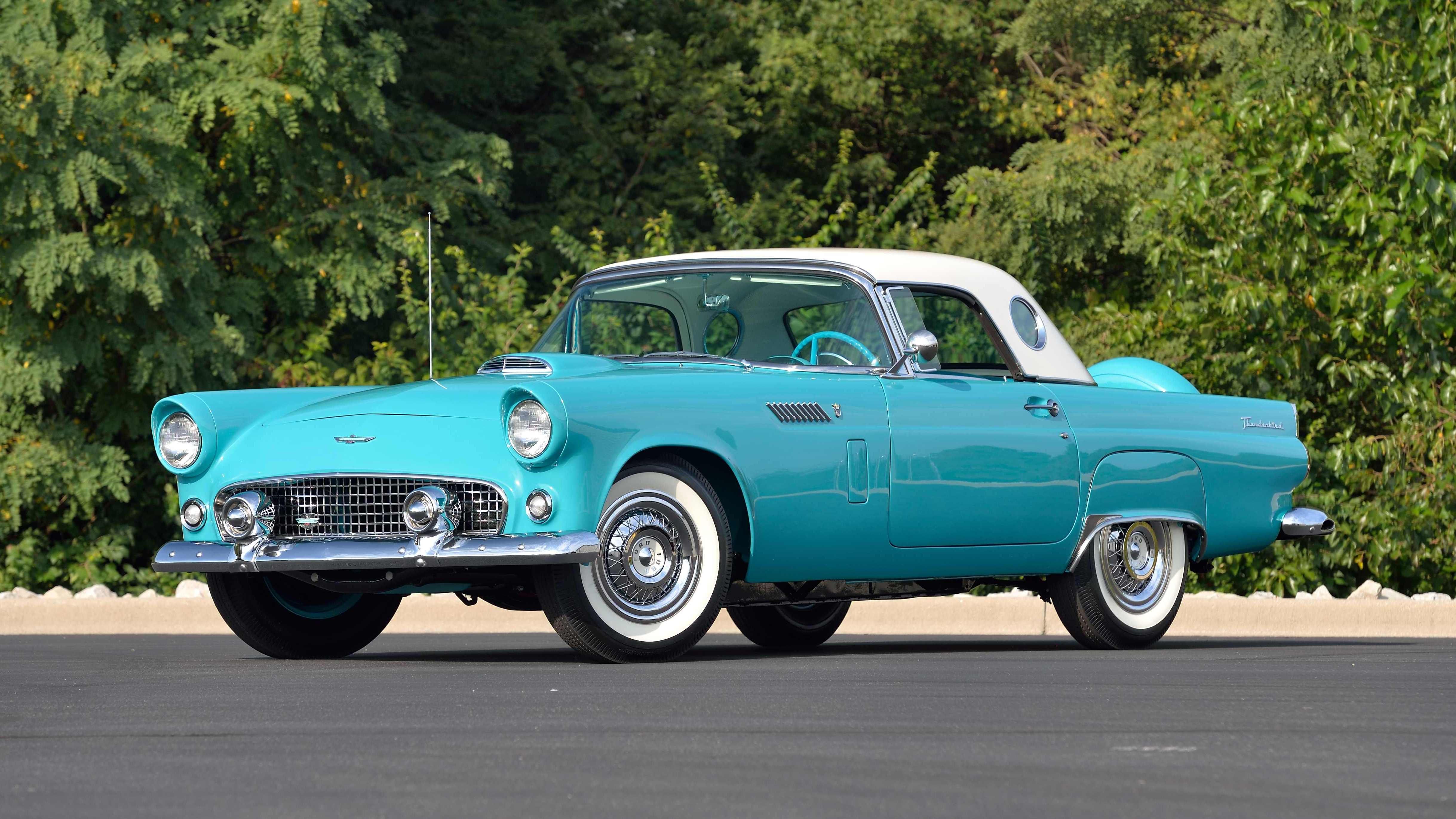 1956 #FORD #THUNDERBIRD #ClassicCars #Wheels #SportsCars #Turquoise ...