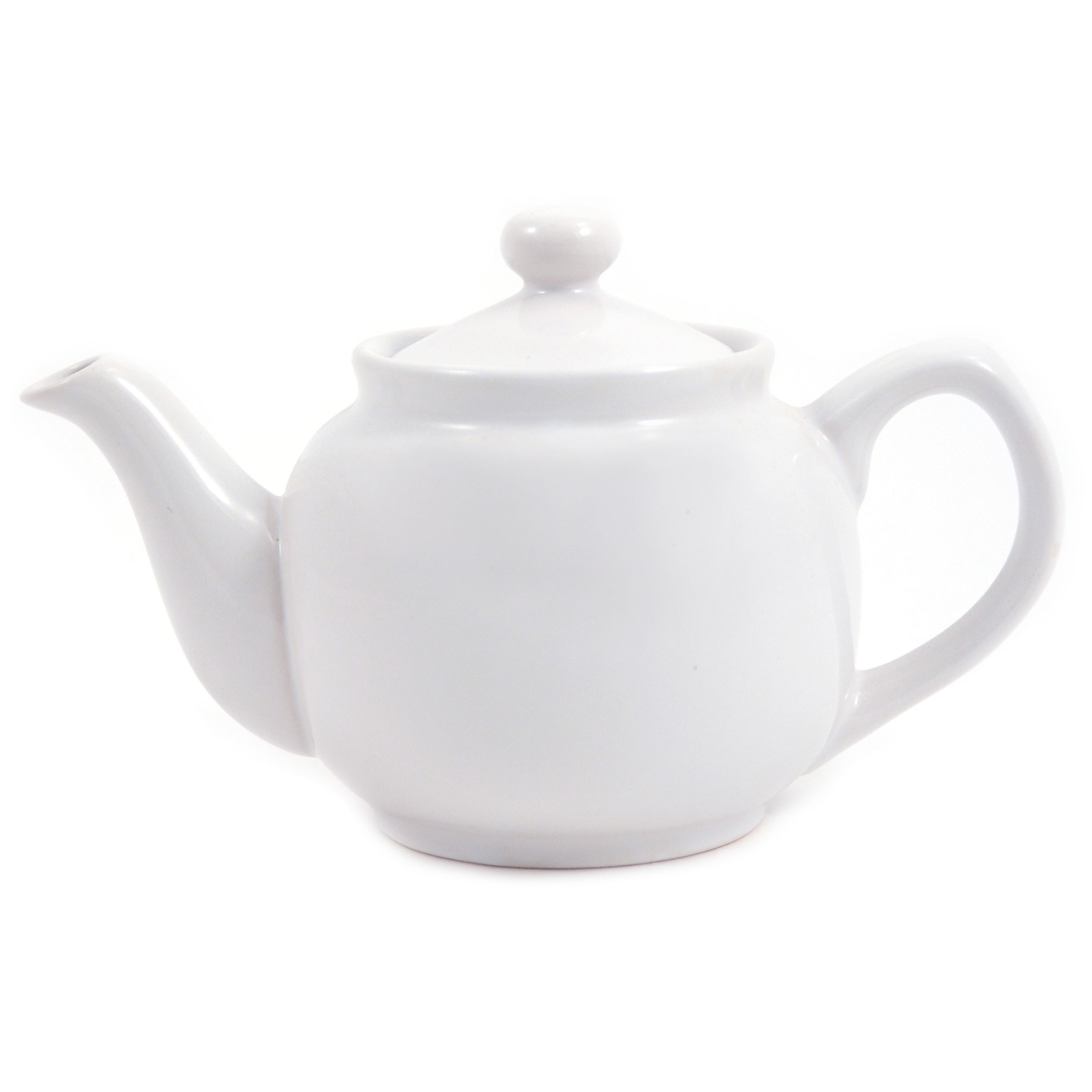 Amsterdam 2 Cup Teapot - White - Pack Size Option