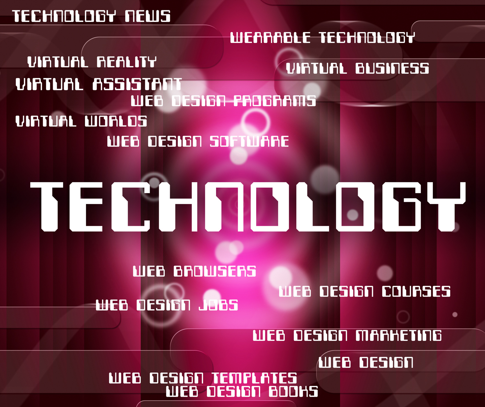 Technology Word Indicates Electronics Electronic And Words, Data, Digital, Electronic, Electronics, HQ Photo