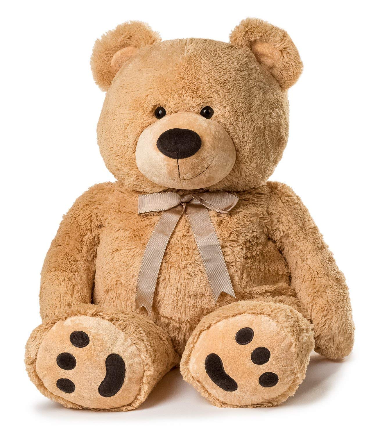 Amazon.com: Huge Teddy Bear - Tan: Toys & Games