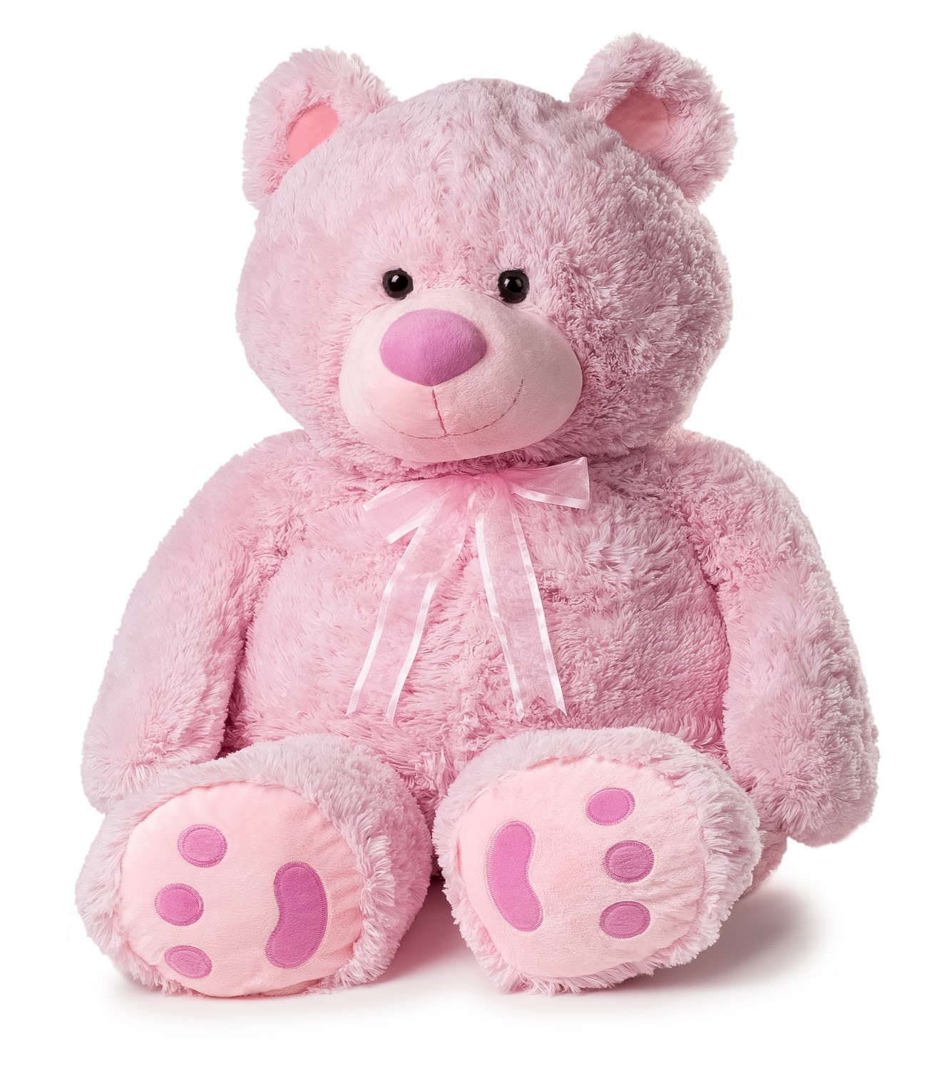 Amazon.com: Huge Teddy Bear - Pink: Toys & Games