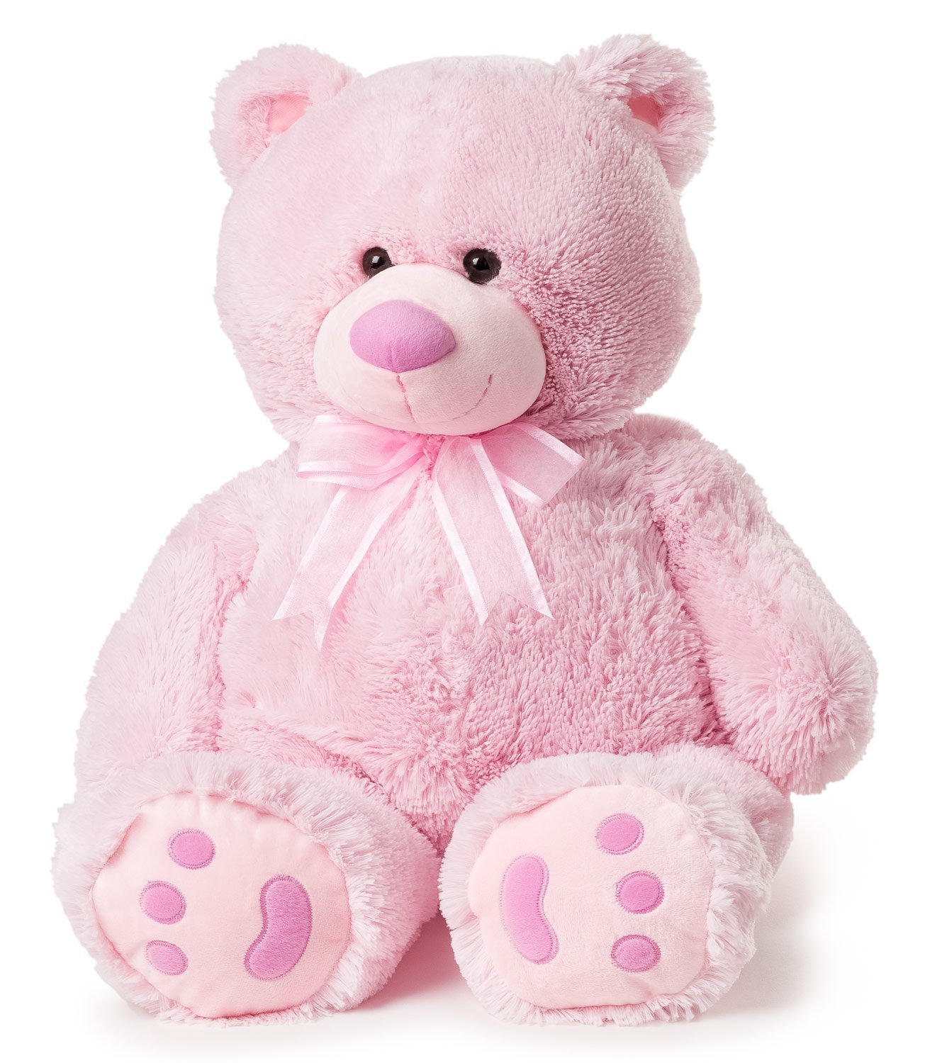 Amazon.com: Big Teddy Bear - Pink: Toys & Games