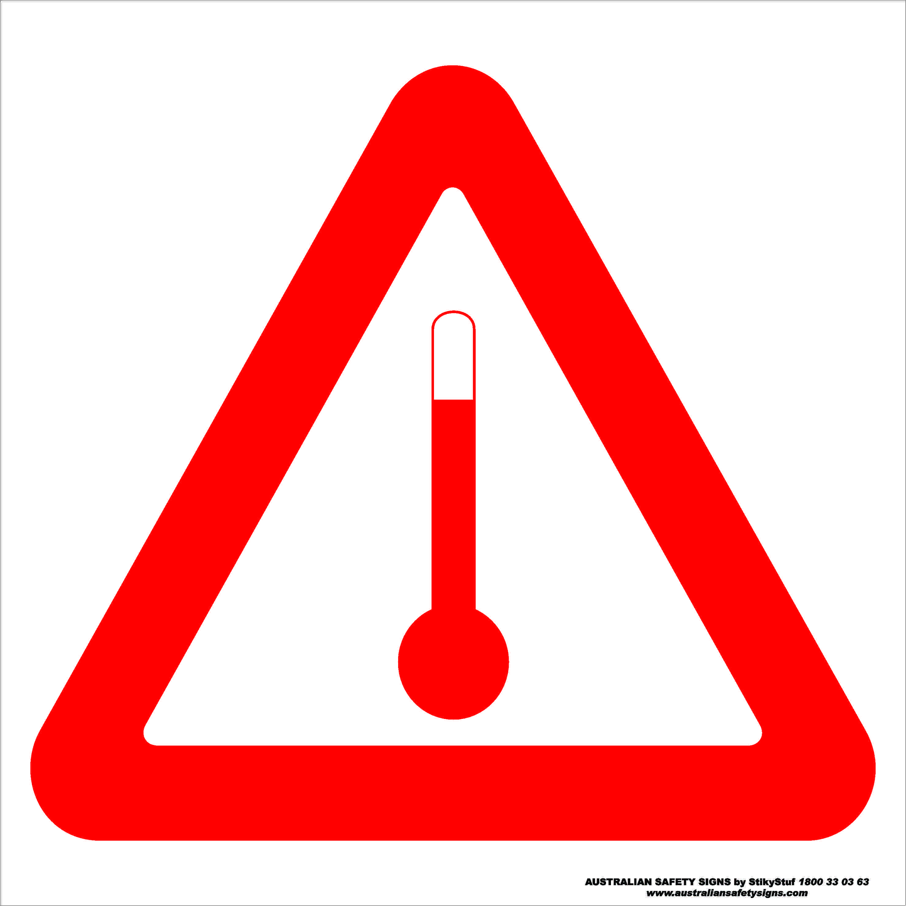 ELEVATED TEMPERATURE | Discount Safety Signs Australia