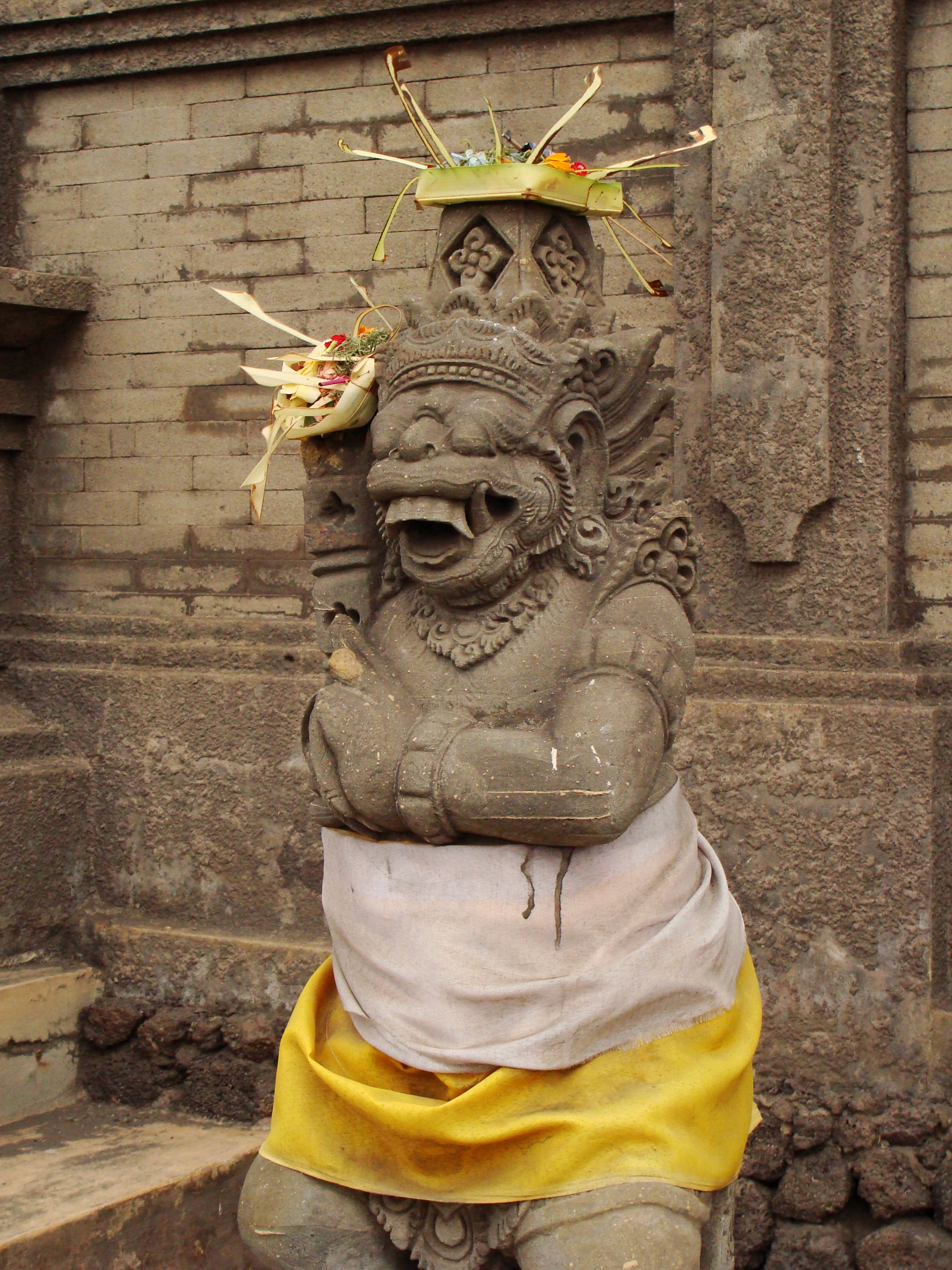 Tenggerese Temple Guardian, Pura Luhur Poten, Gunung Bromo, Java ...