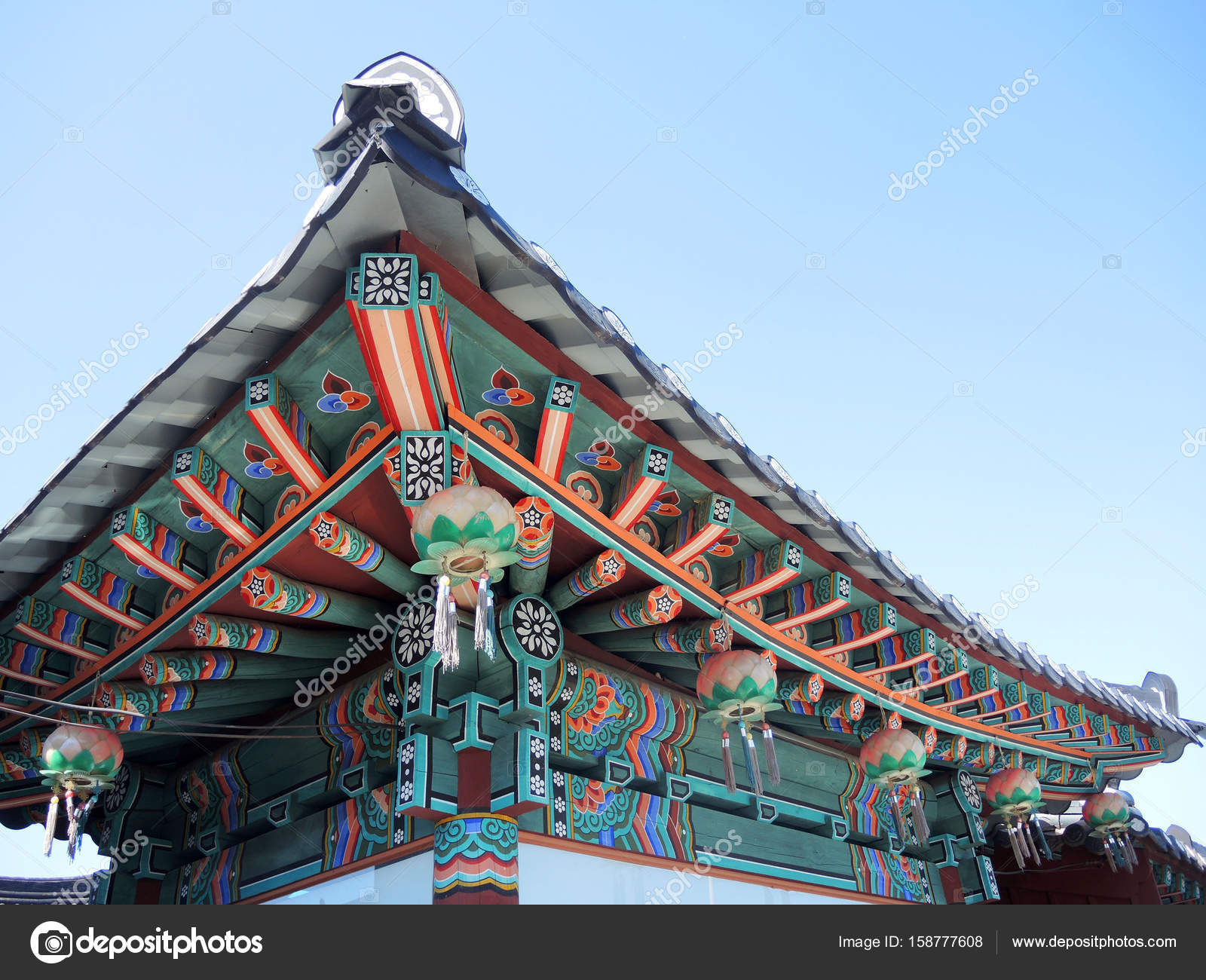 Korean buddhist temple — Stock Photo © nunawwoofy #158777608