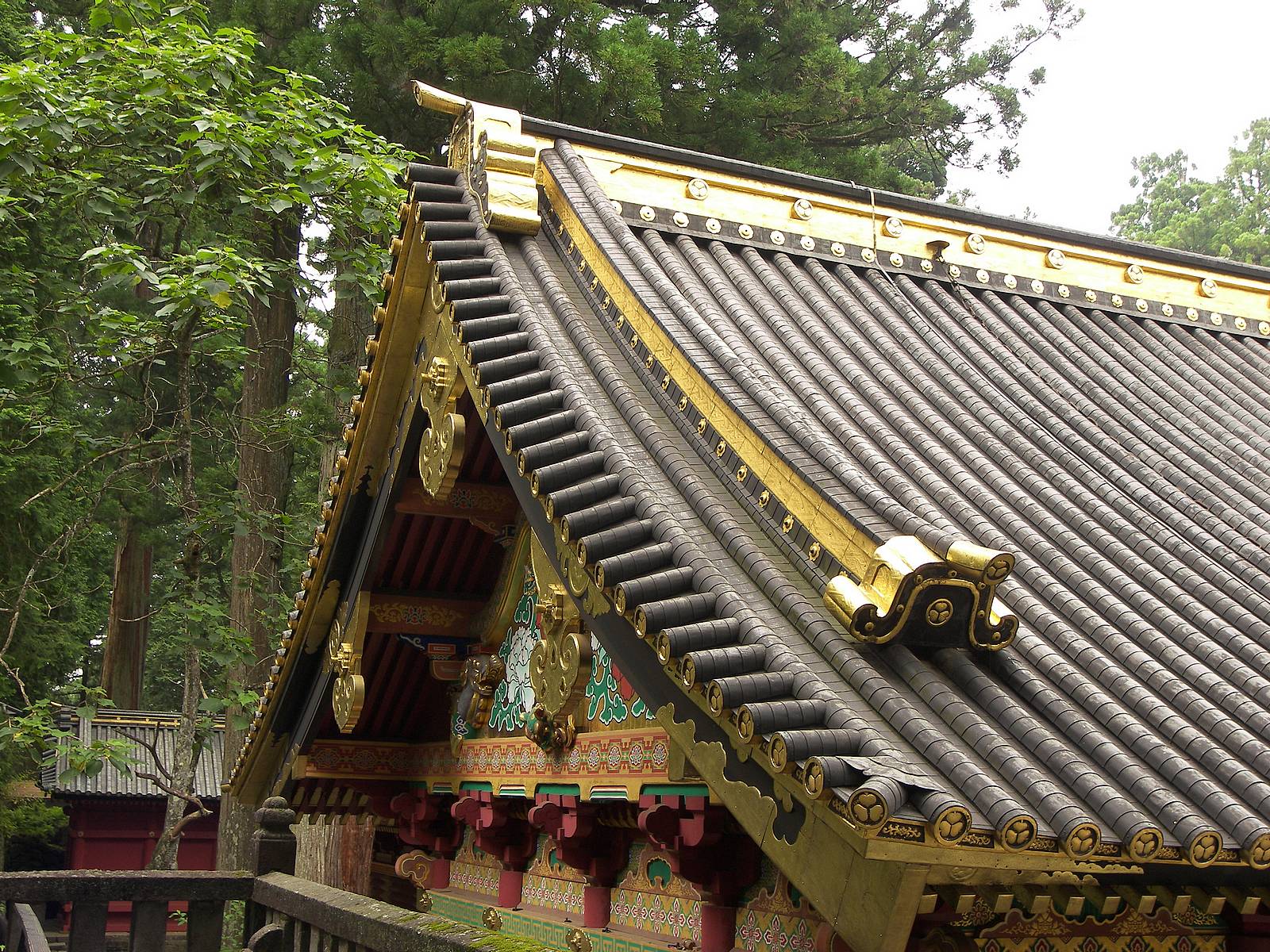 Japan roof temple - temples decoration Japan