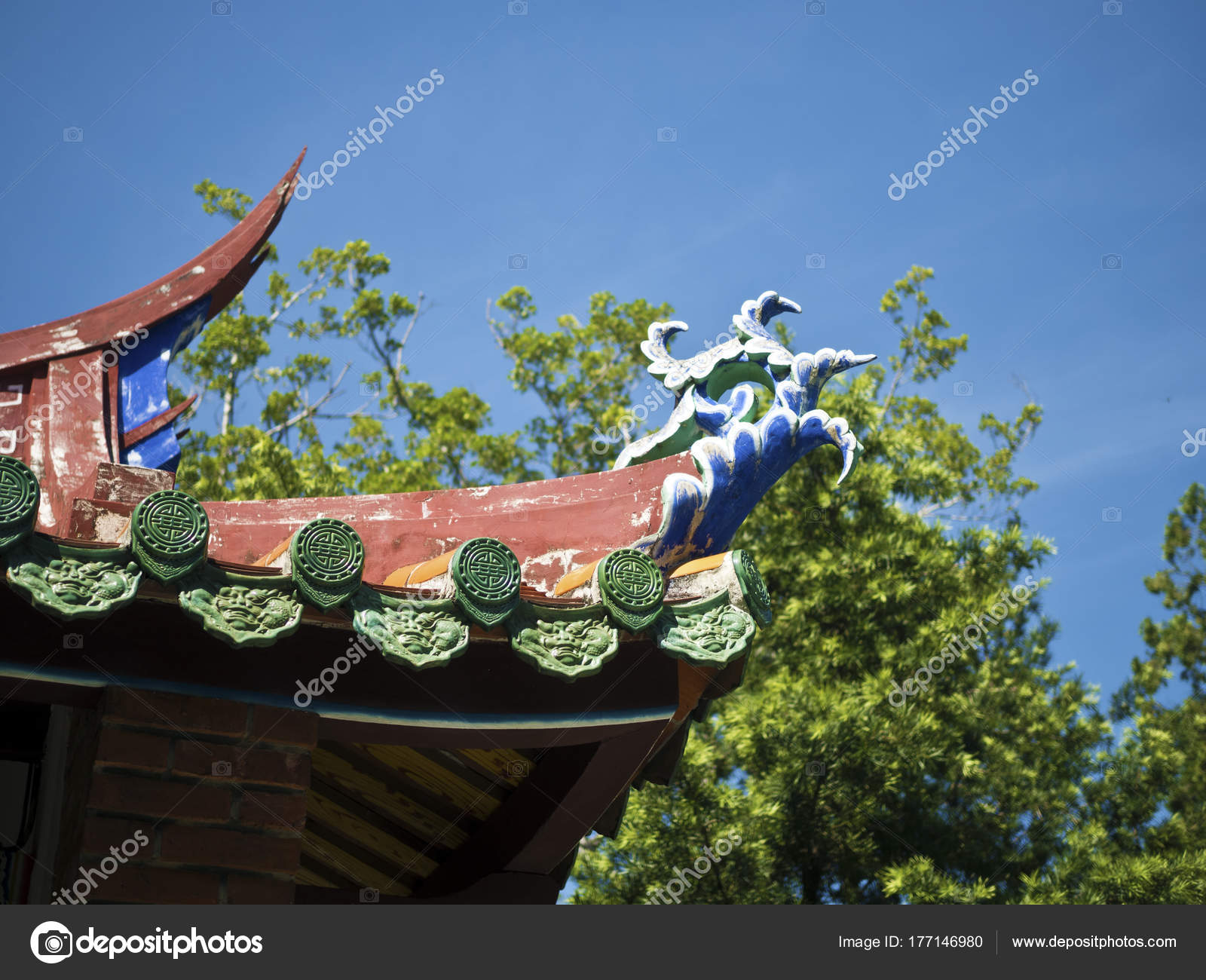 temple roof detail — Stock Photo © photoncatcher63 #177146980