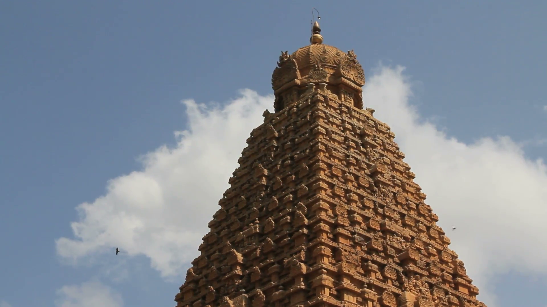 Top of Thanjavur Temple Tower Stock Video Footage - VideoBlocks