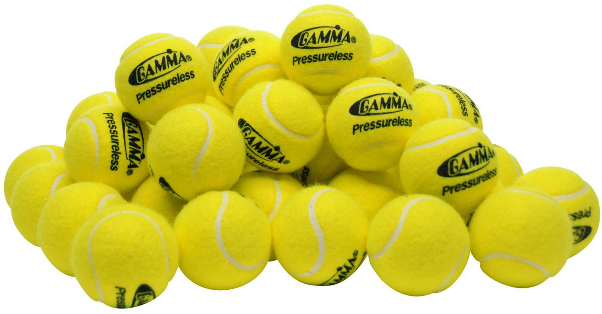 GAMMA Pressureless Practice Tennis Balls - 60 Ball Pack | DICK'S ...