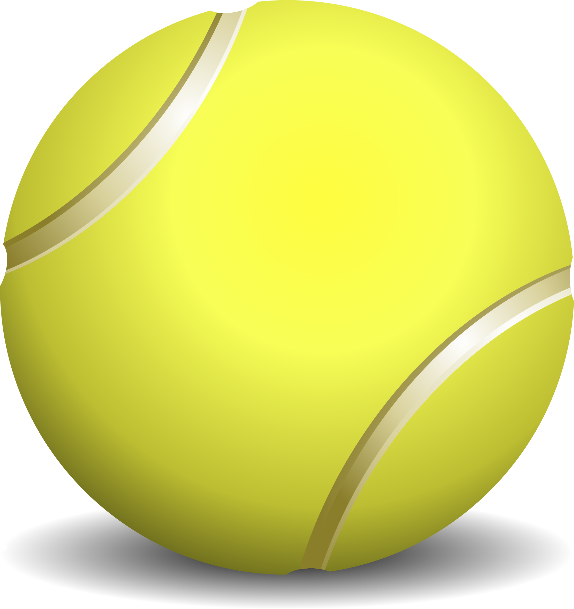 Clipart - tennis ball, teniso kamuoliukas