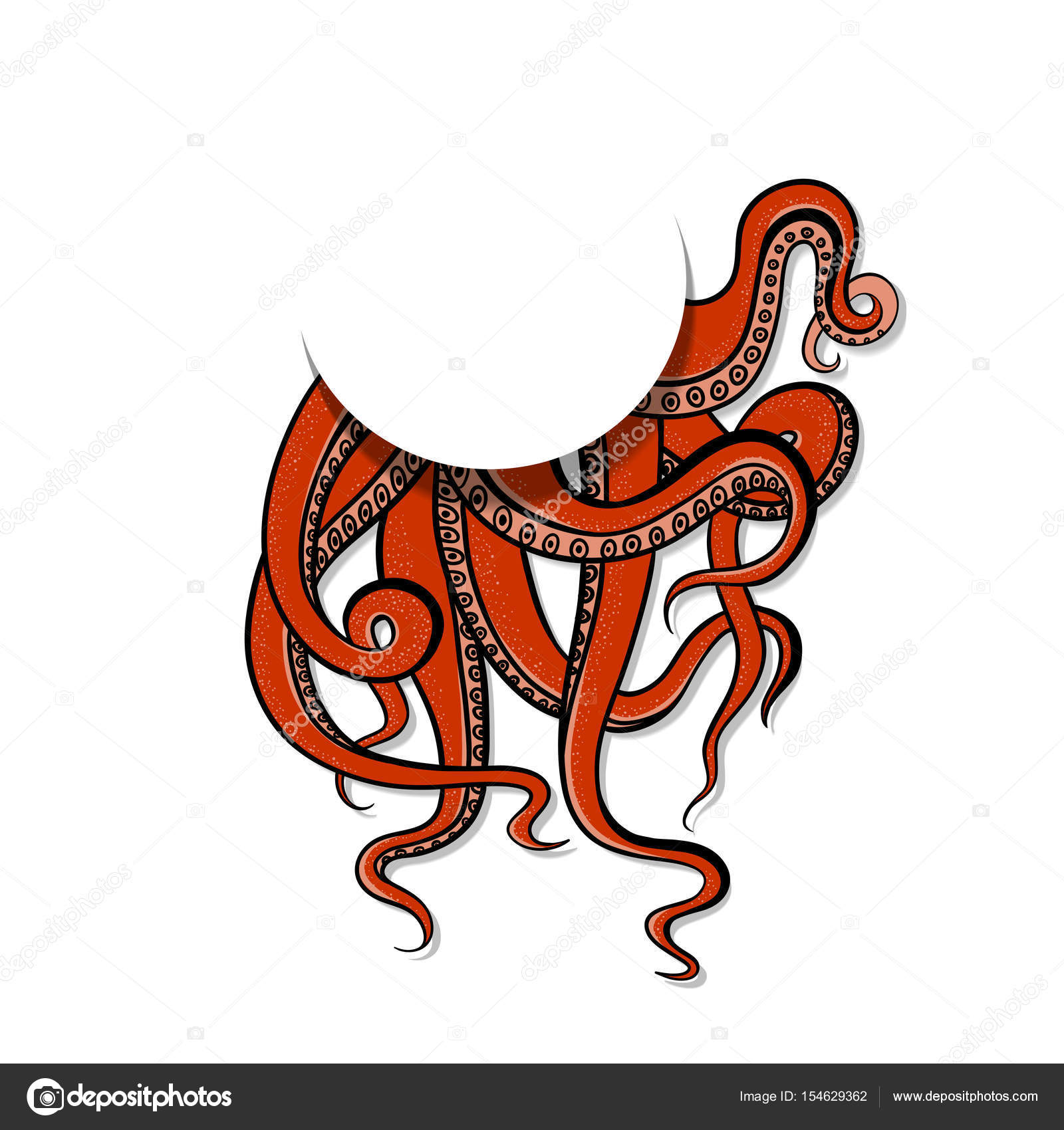 Octopus Tentacles Drawing at GetDrawings.com | Free for personal use ...