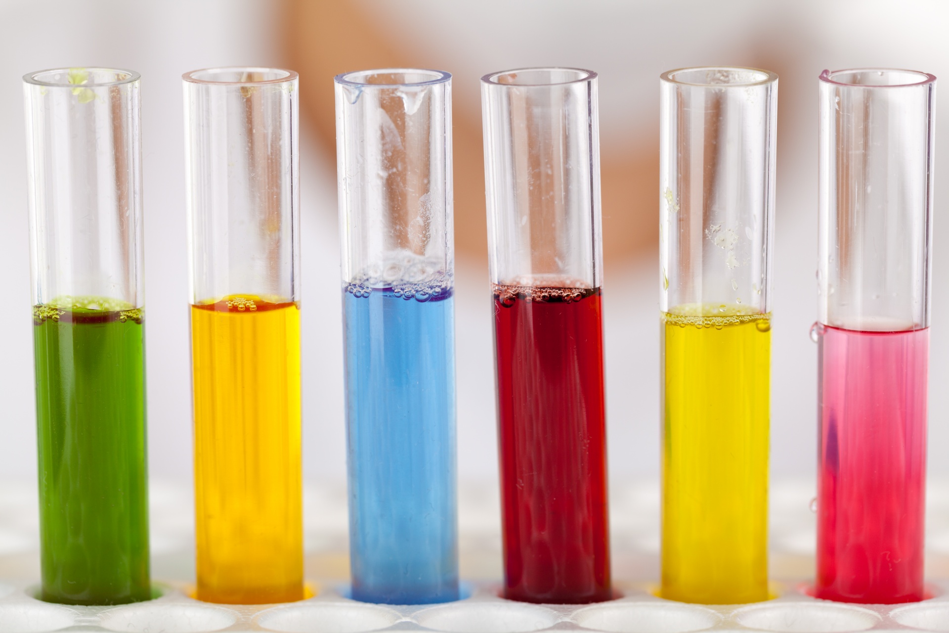 Colorful Test Tubes Free Stock Photo - Public Domain Pictures