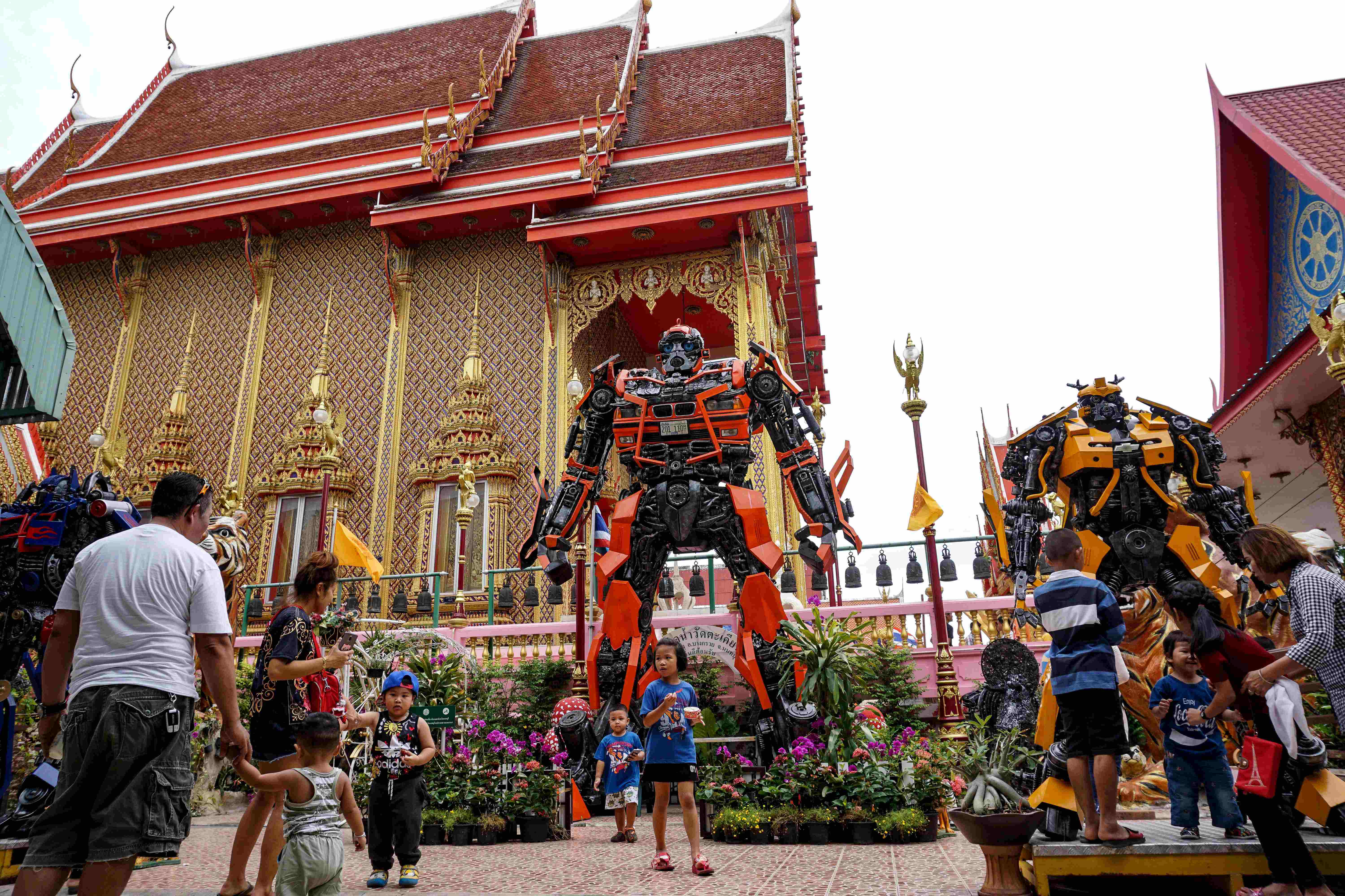 Temples Transformed: Superheroes Guard Thai Buddhist Temples