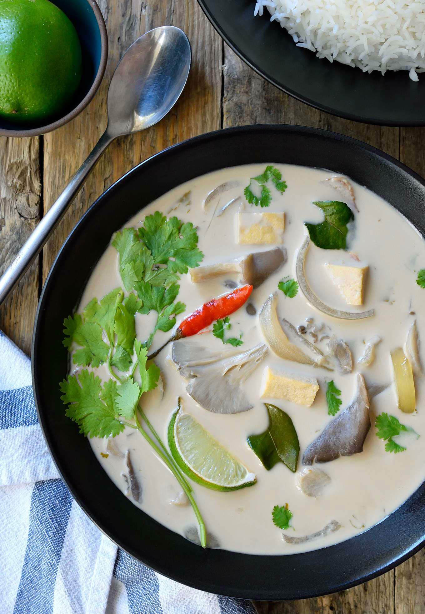 Vegan Thai Coconut Soup | Cilantro and Citronella
