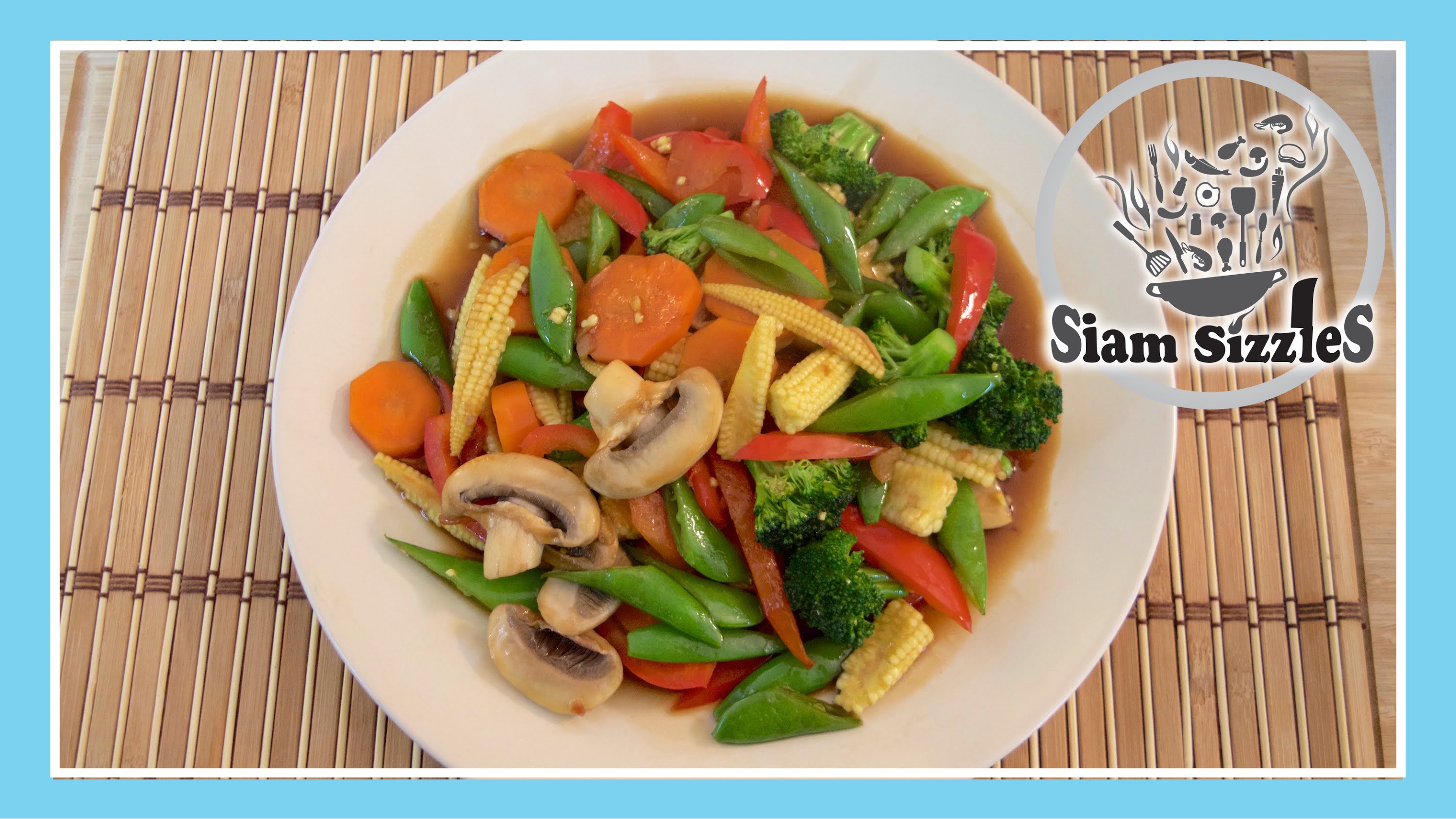Thai Stir Fried Mixed Vegetables Recipe - YouTube