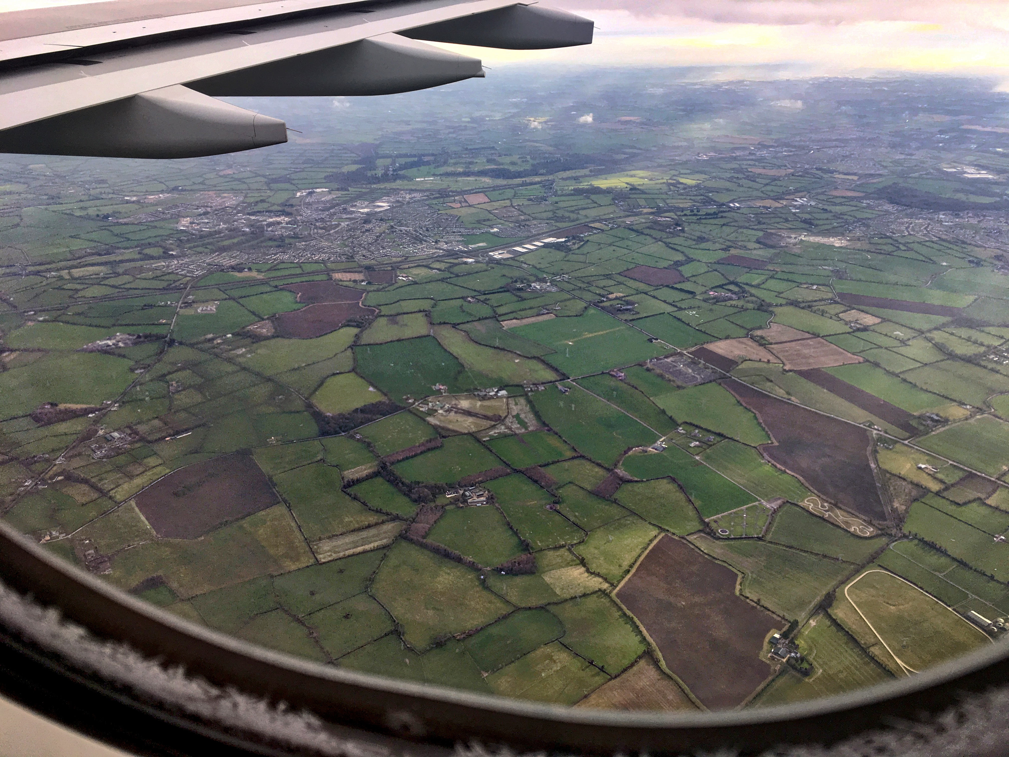 That Must Be Ireland, Aerial, Aircraft, Airplane, Grass, HQ Photo