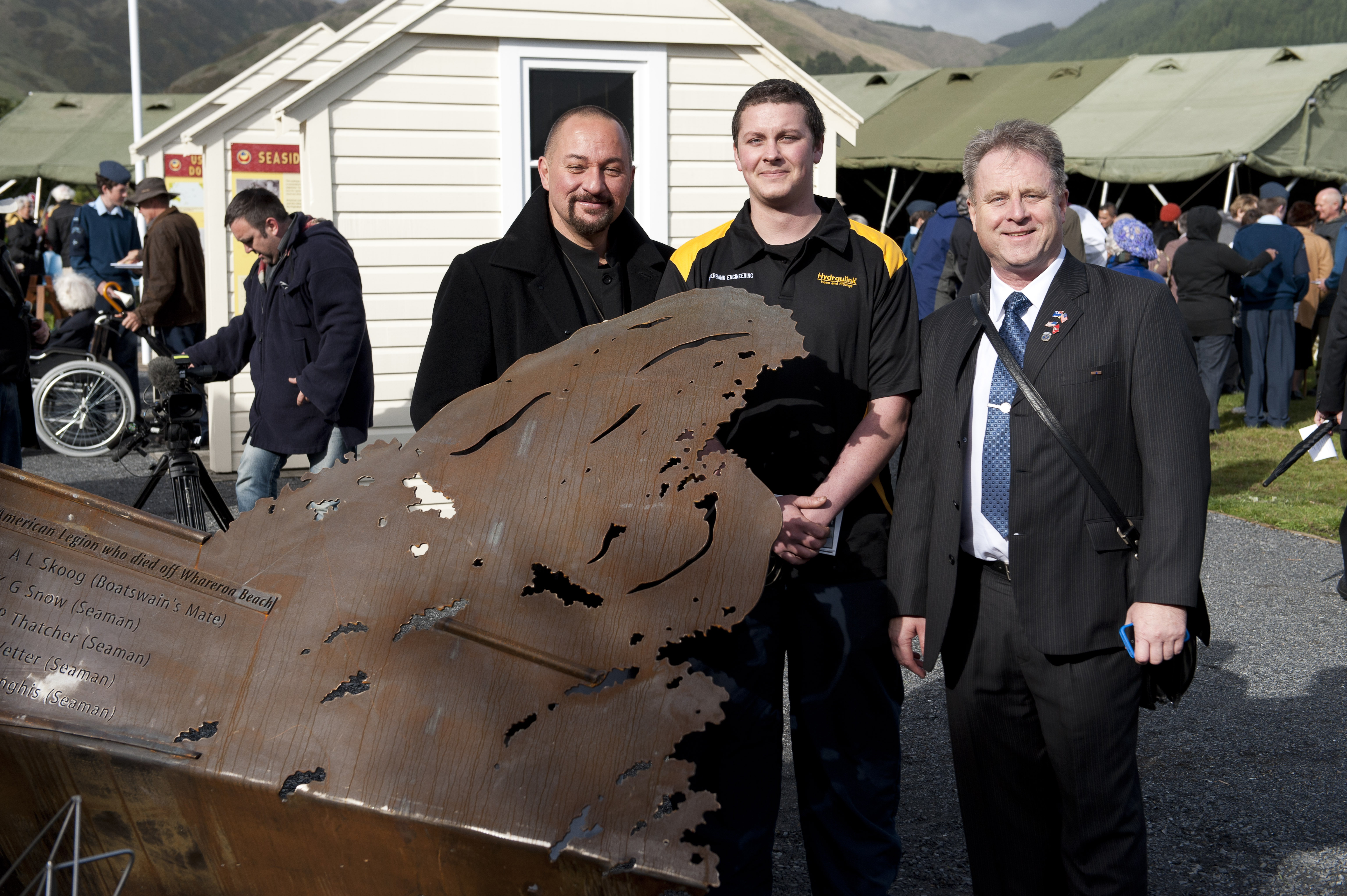 The 70th anniversary memorial day service in kapiti to remember the us armed forces in nz photo